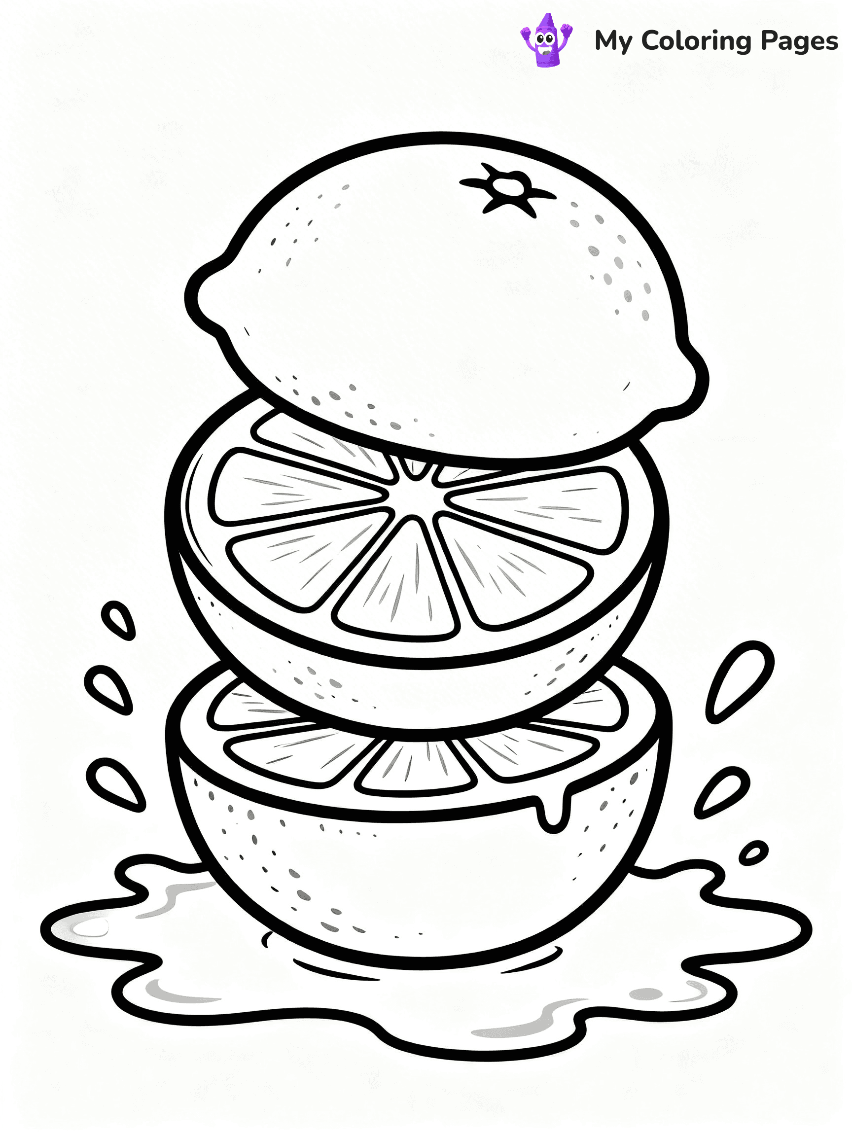 Juice Coloring Pages - 4