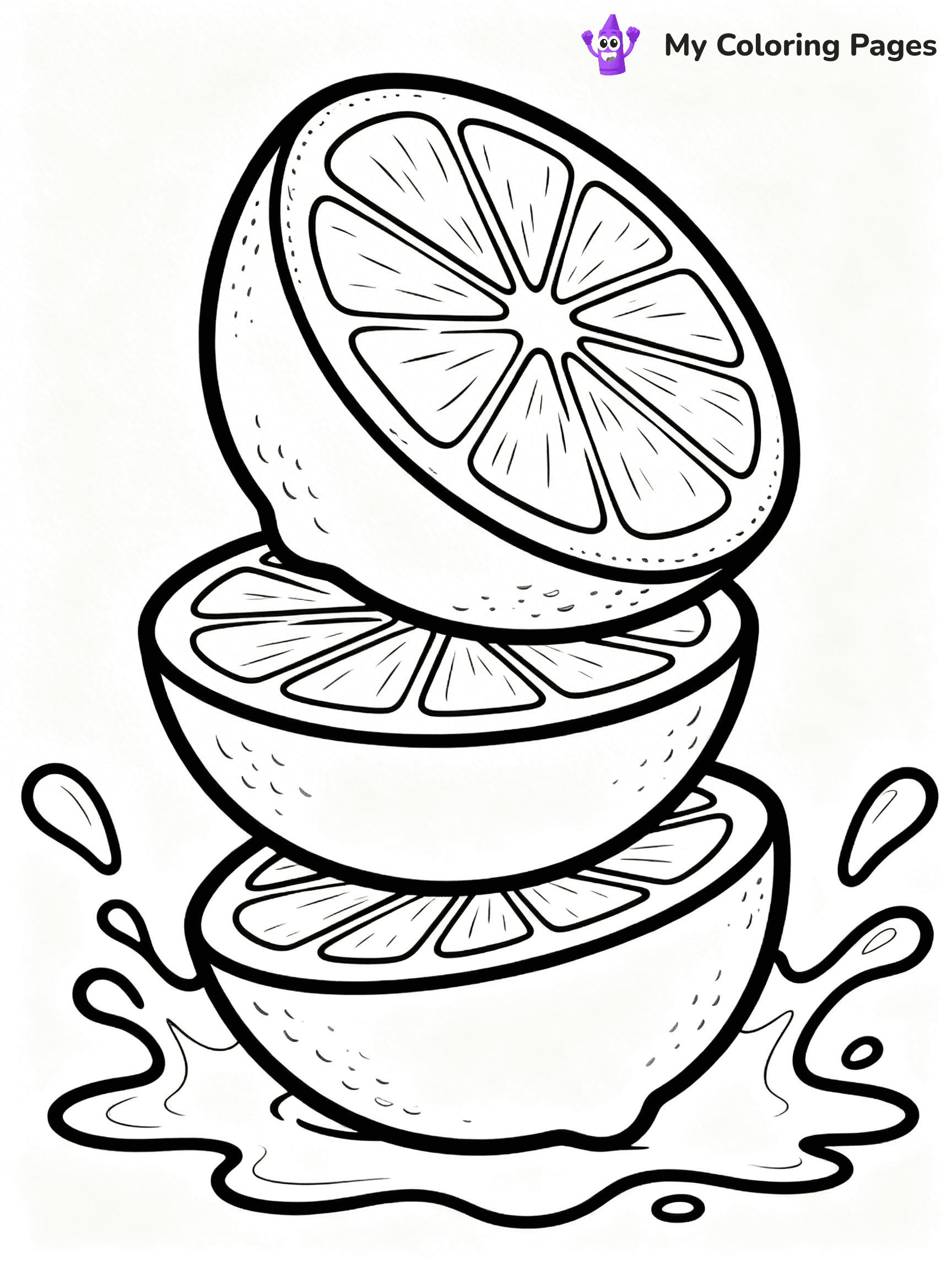 Juice Coloring Pages - 3