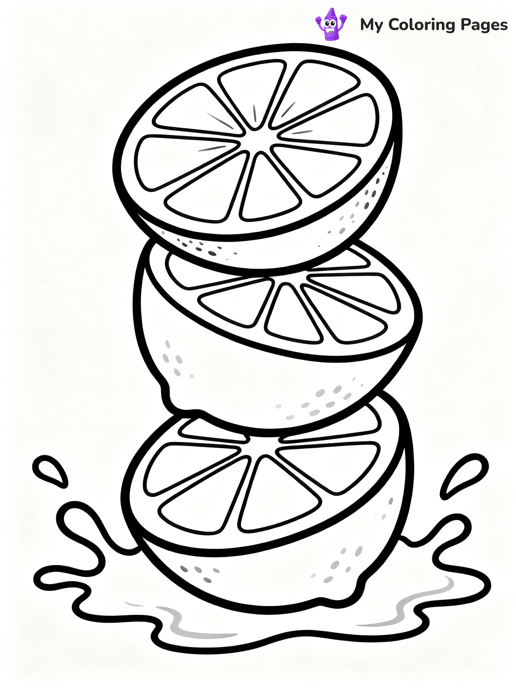 Juice Coloring Pages - 2
