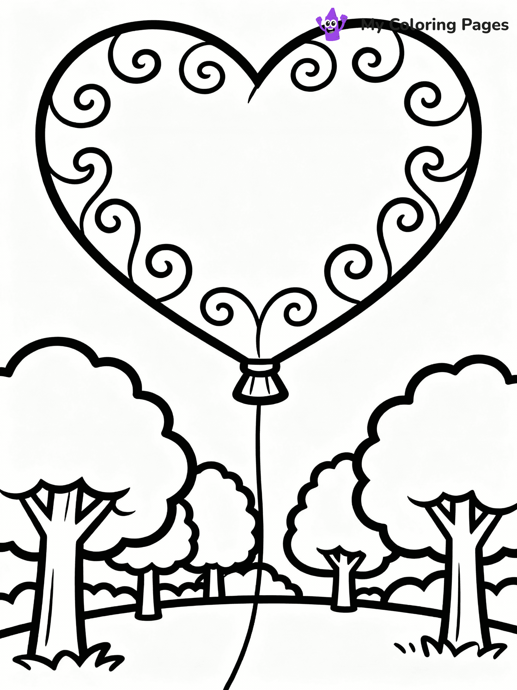 Balloon Coloring Pages - 25