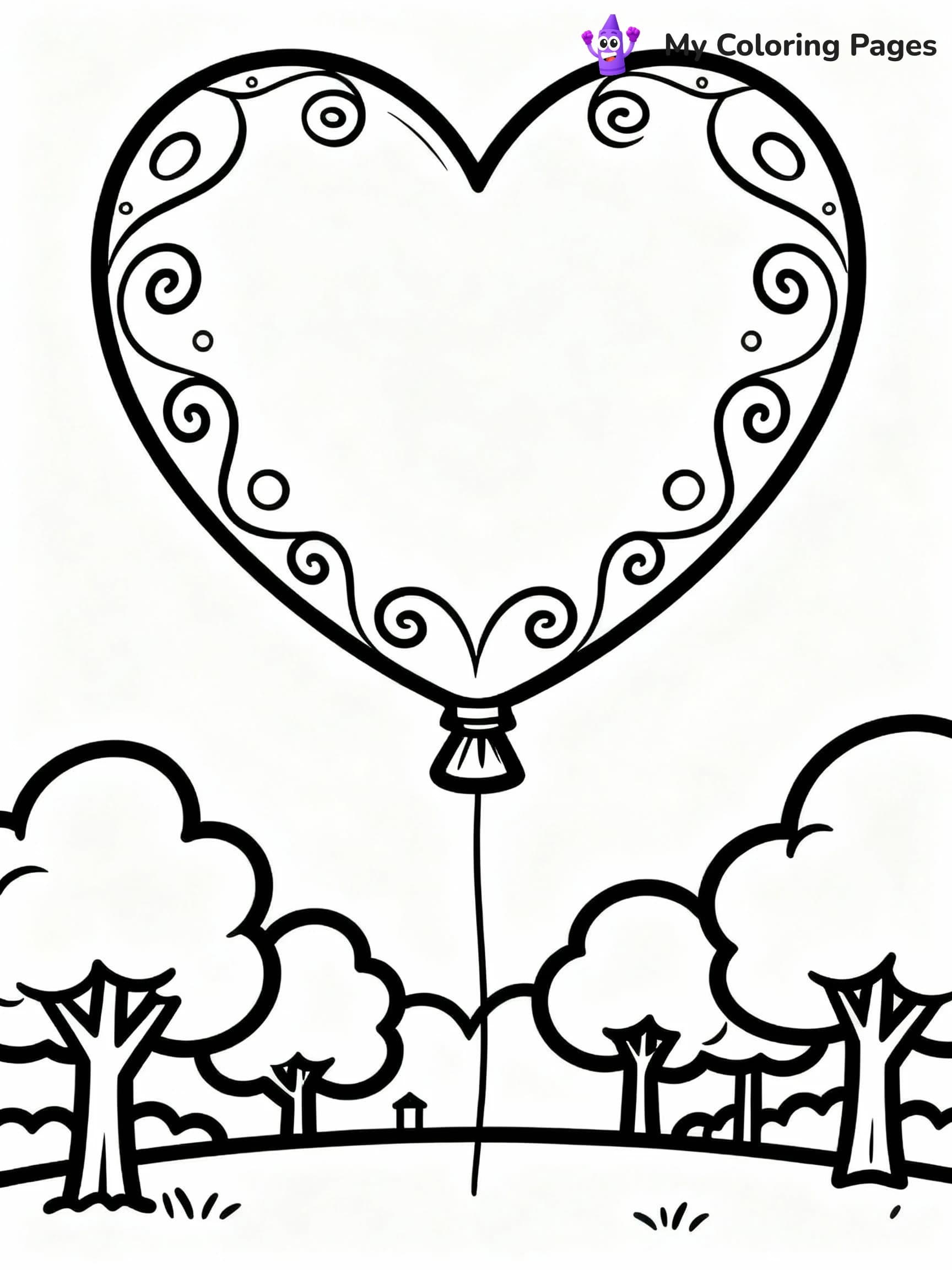 Balloon Coloring Pages - 23