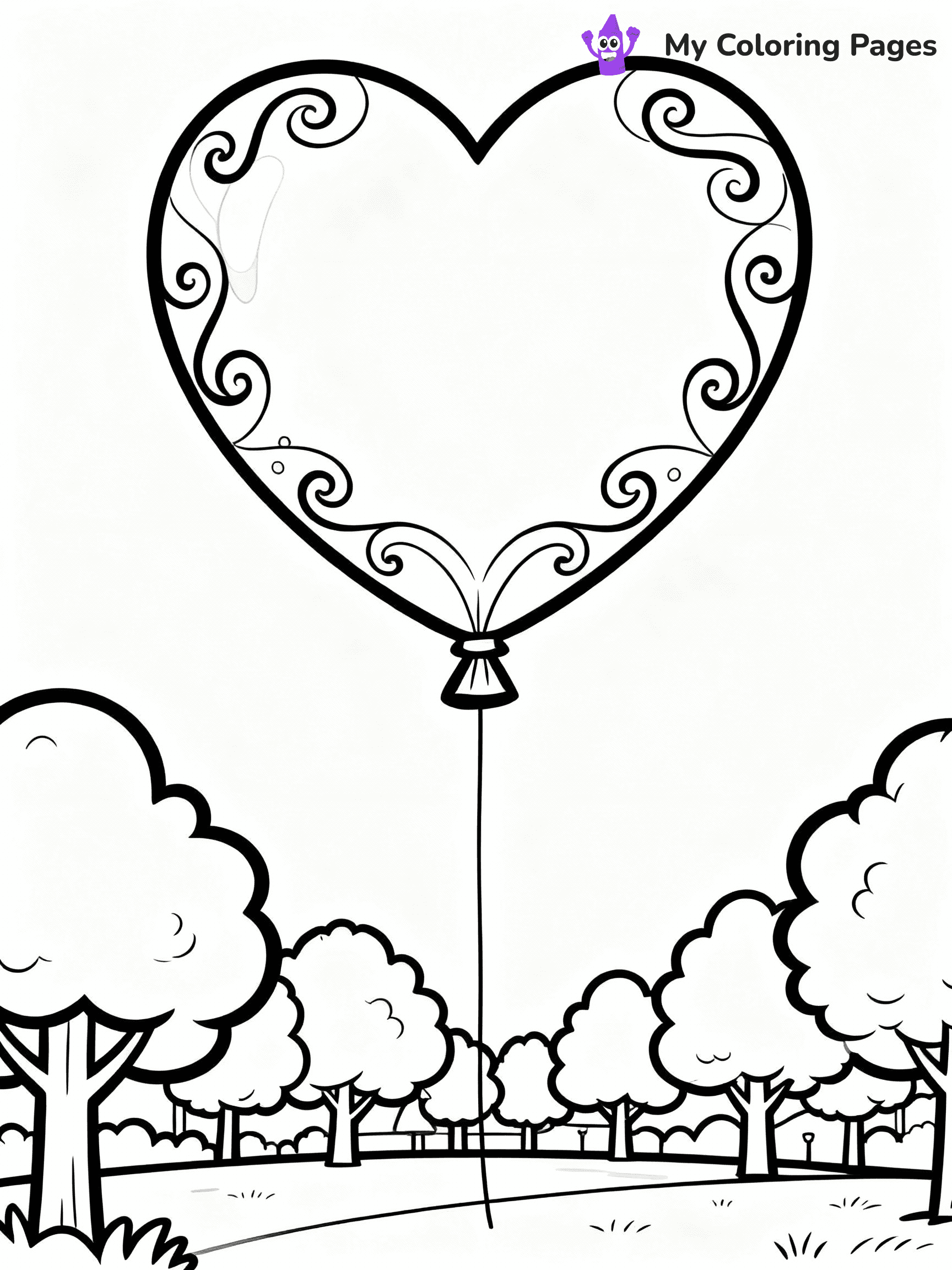 Balloon Coloring Pages - 22