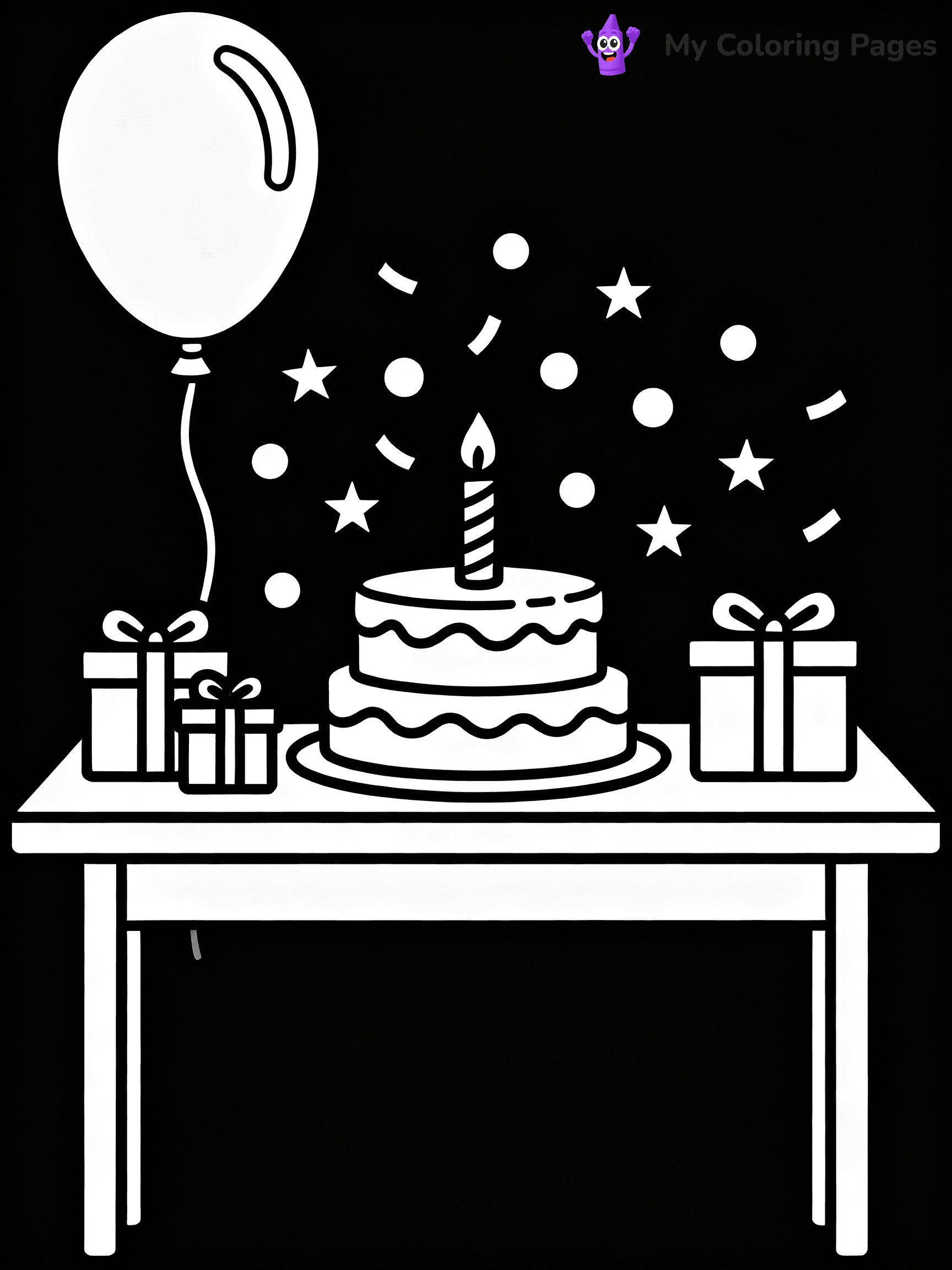 Balloon Coloring Pages - 5