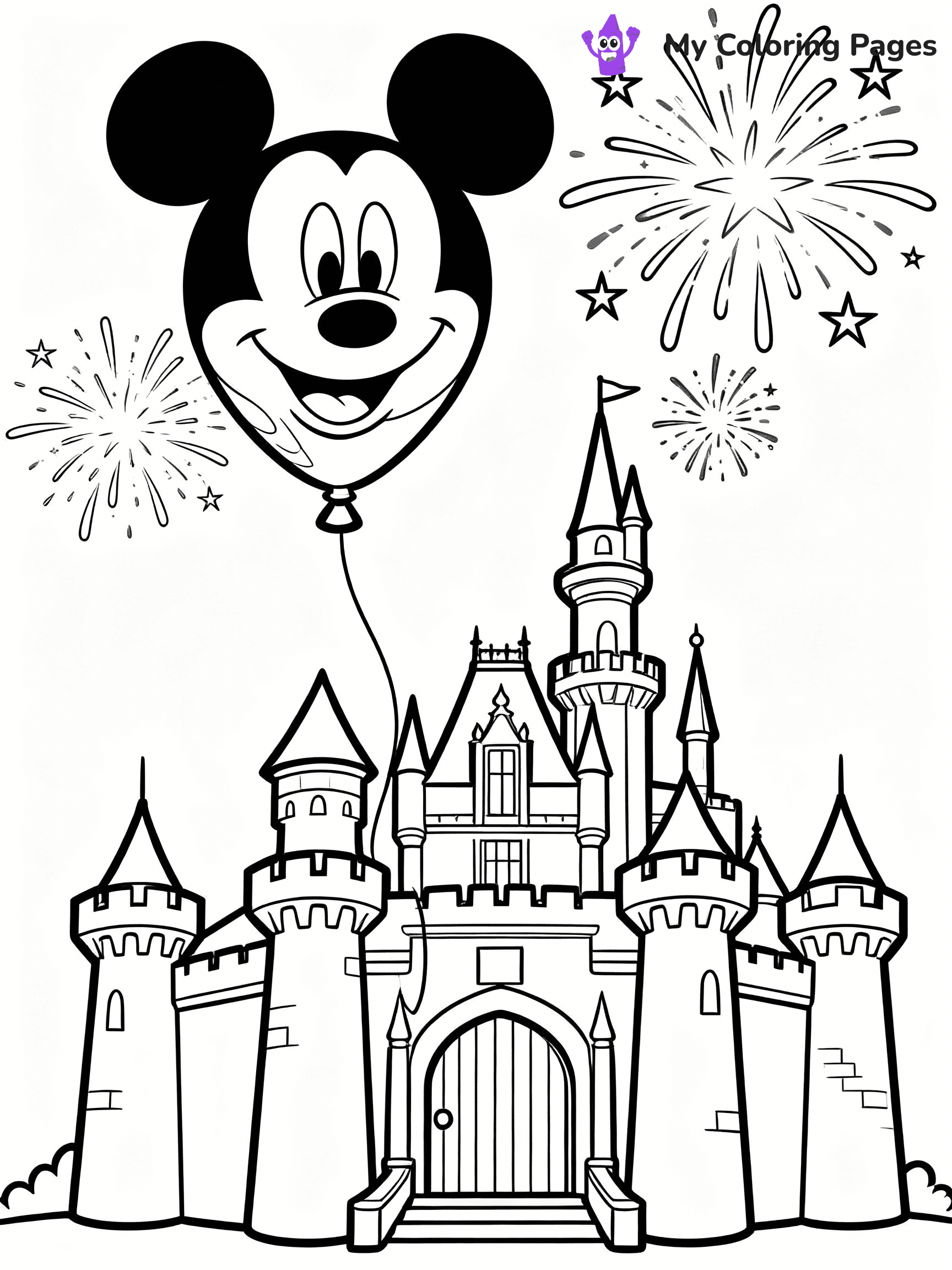 Balloon Coloring Pages - 1