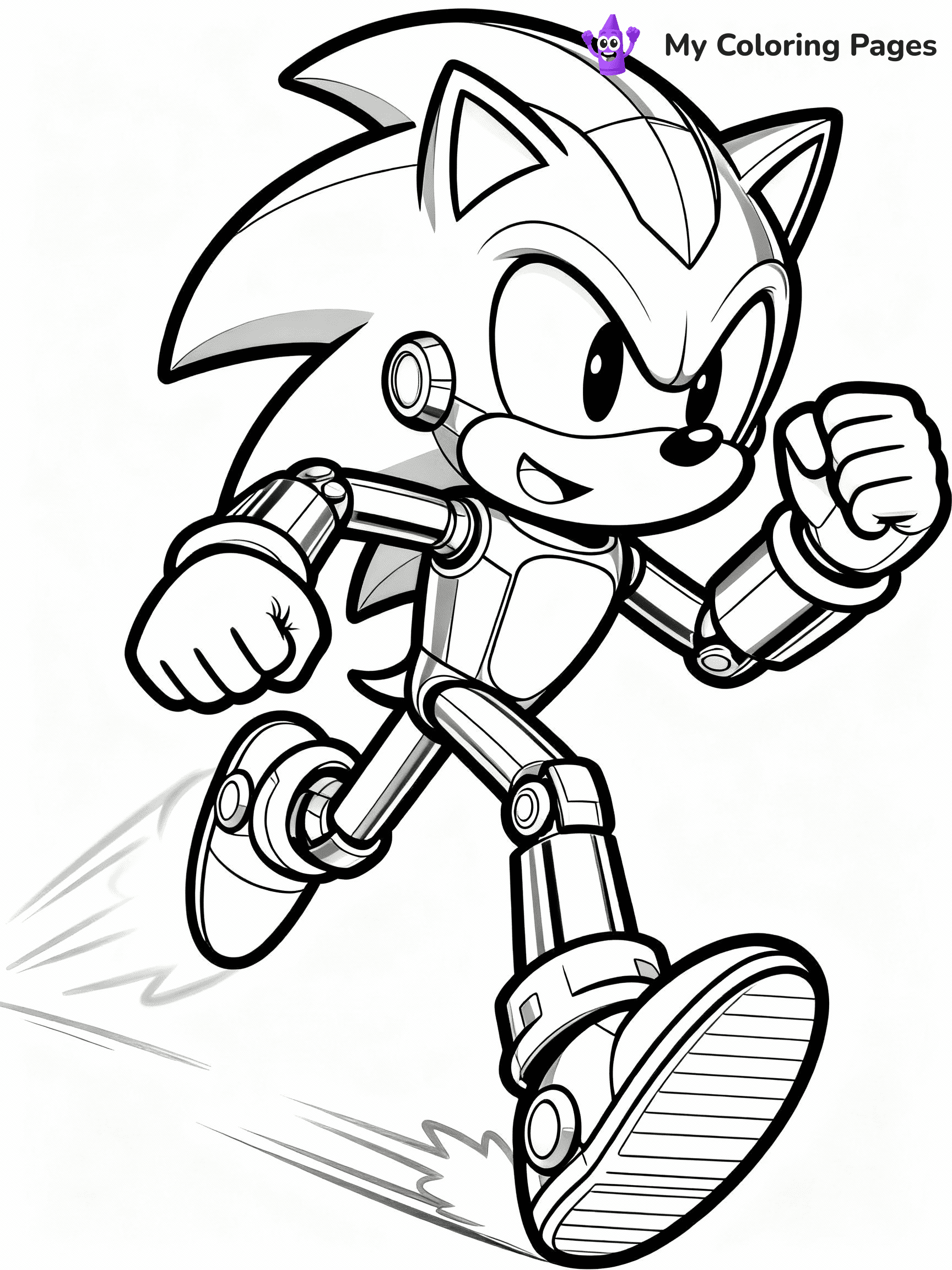 Metal Sonic Coloring Pages - 31