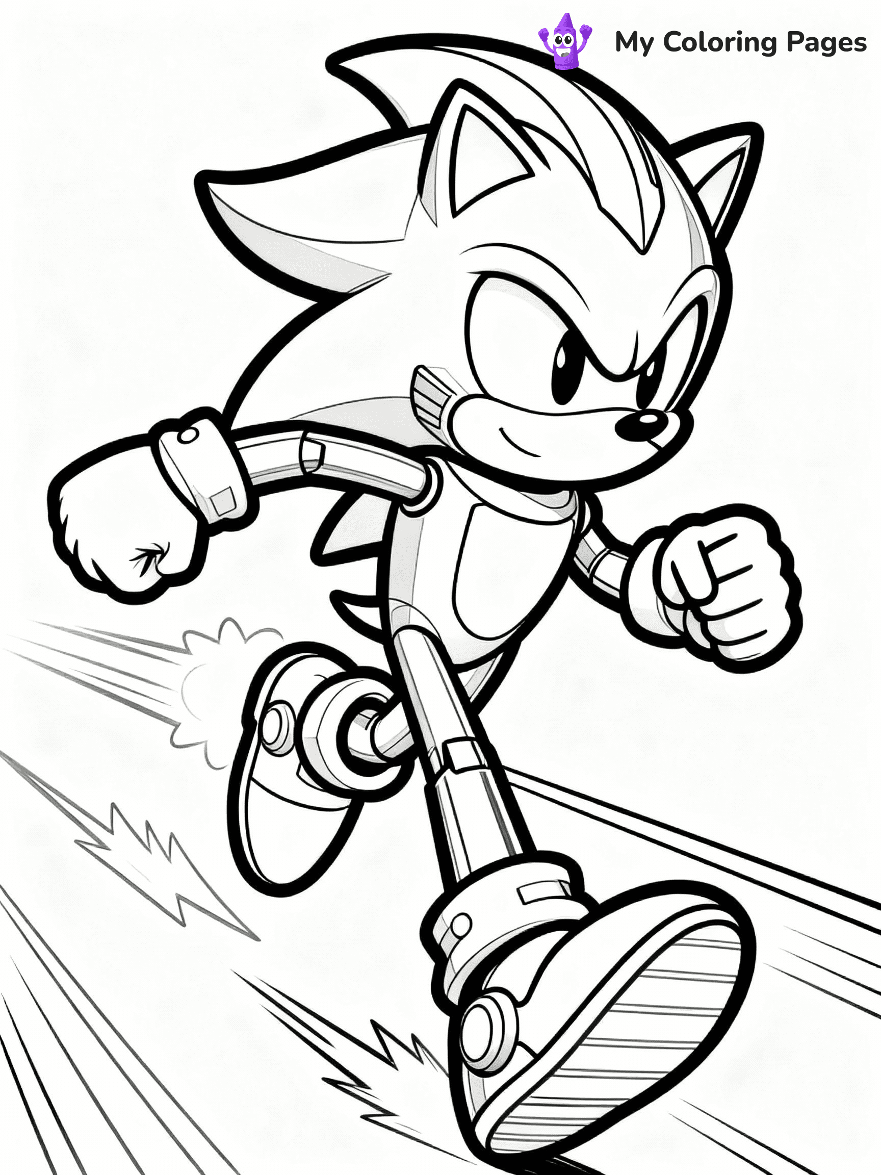 Metal Sonic Coloring Pages - 29