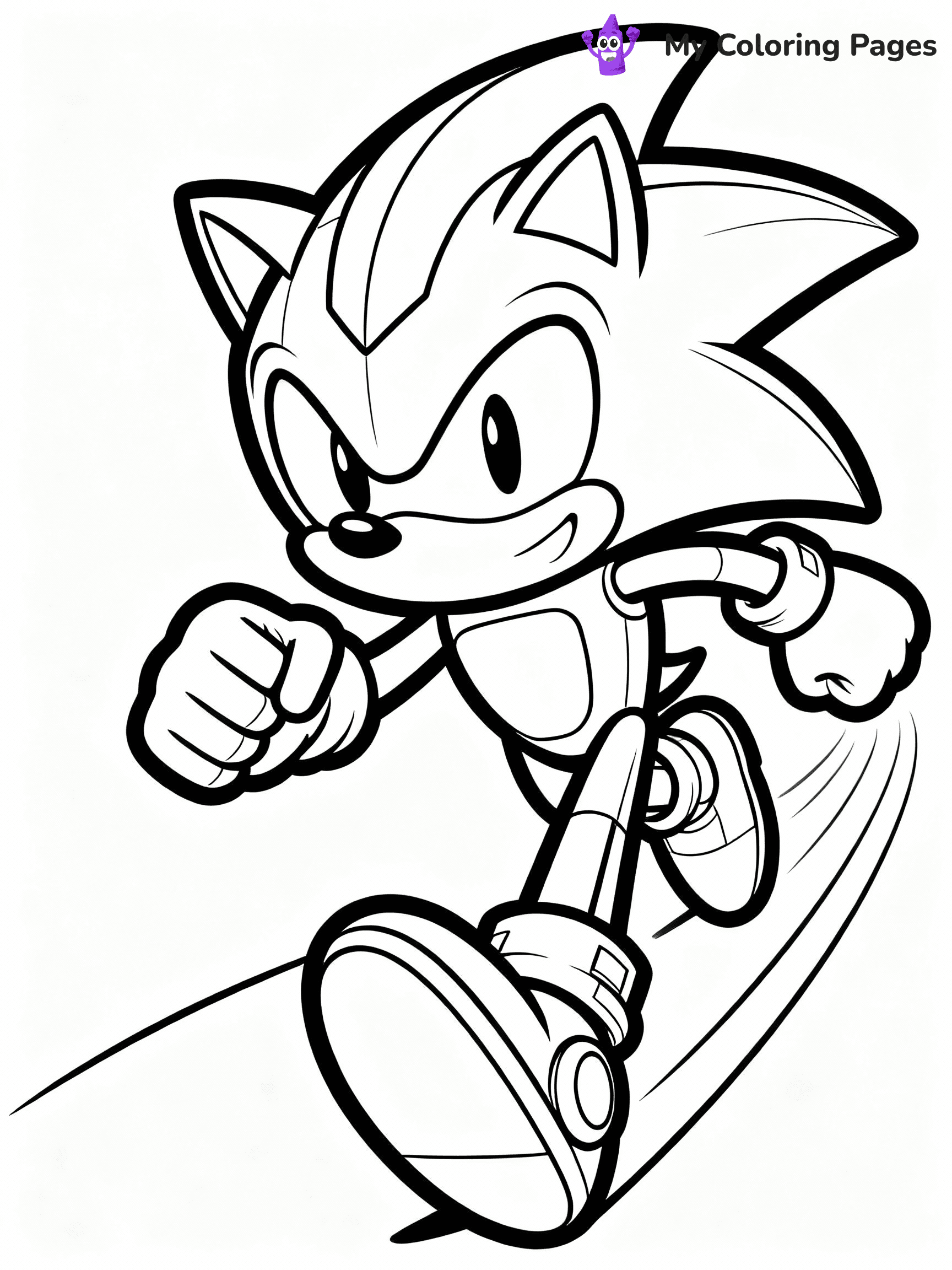 Metal Sonic Coloring Pages - 28
