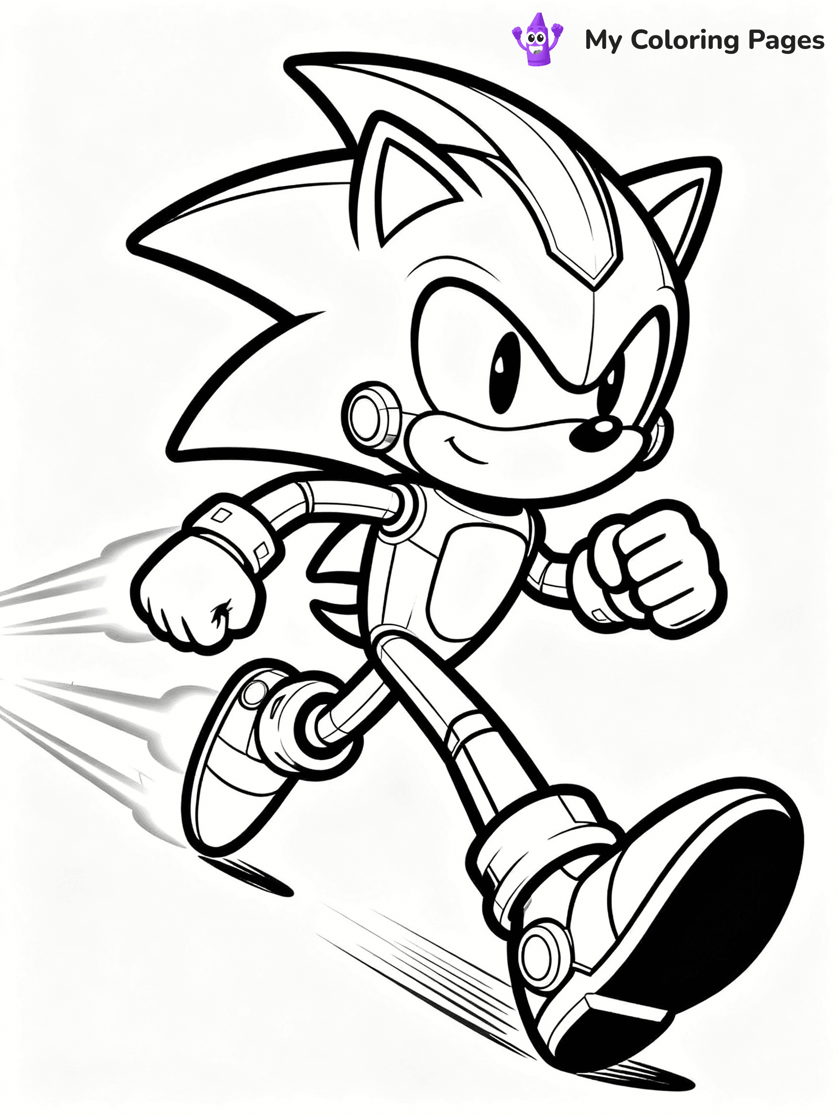 Metal Sonic Coloring Pages - 27