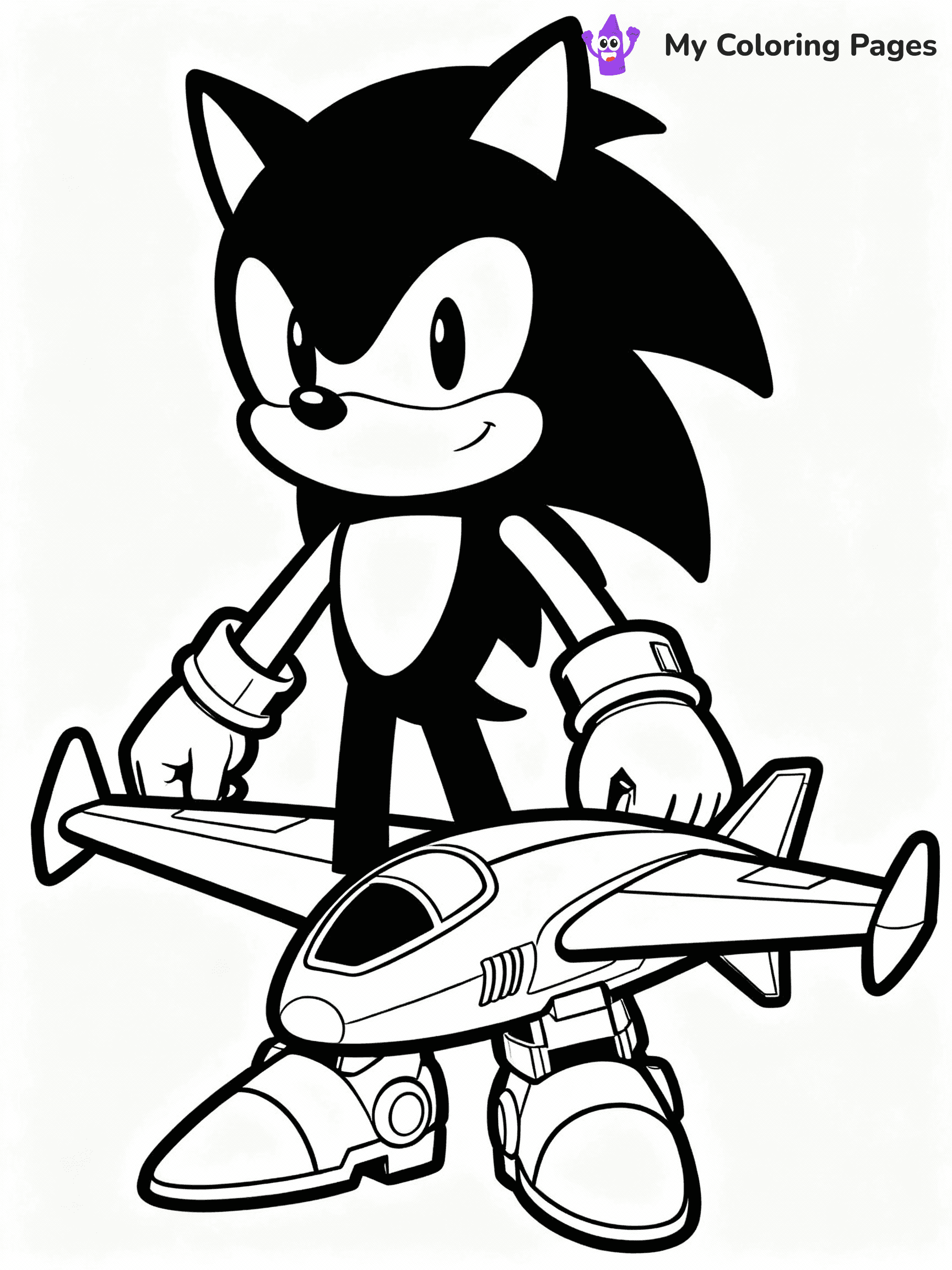 Metal Sonic Coloring Pages - 20