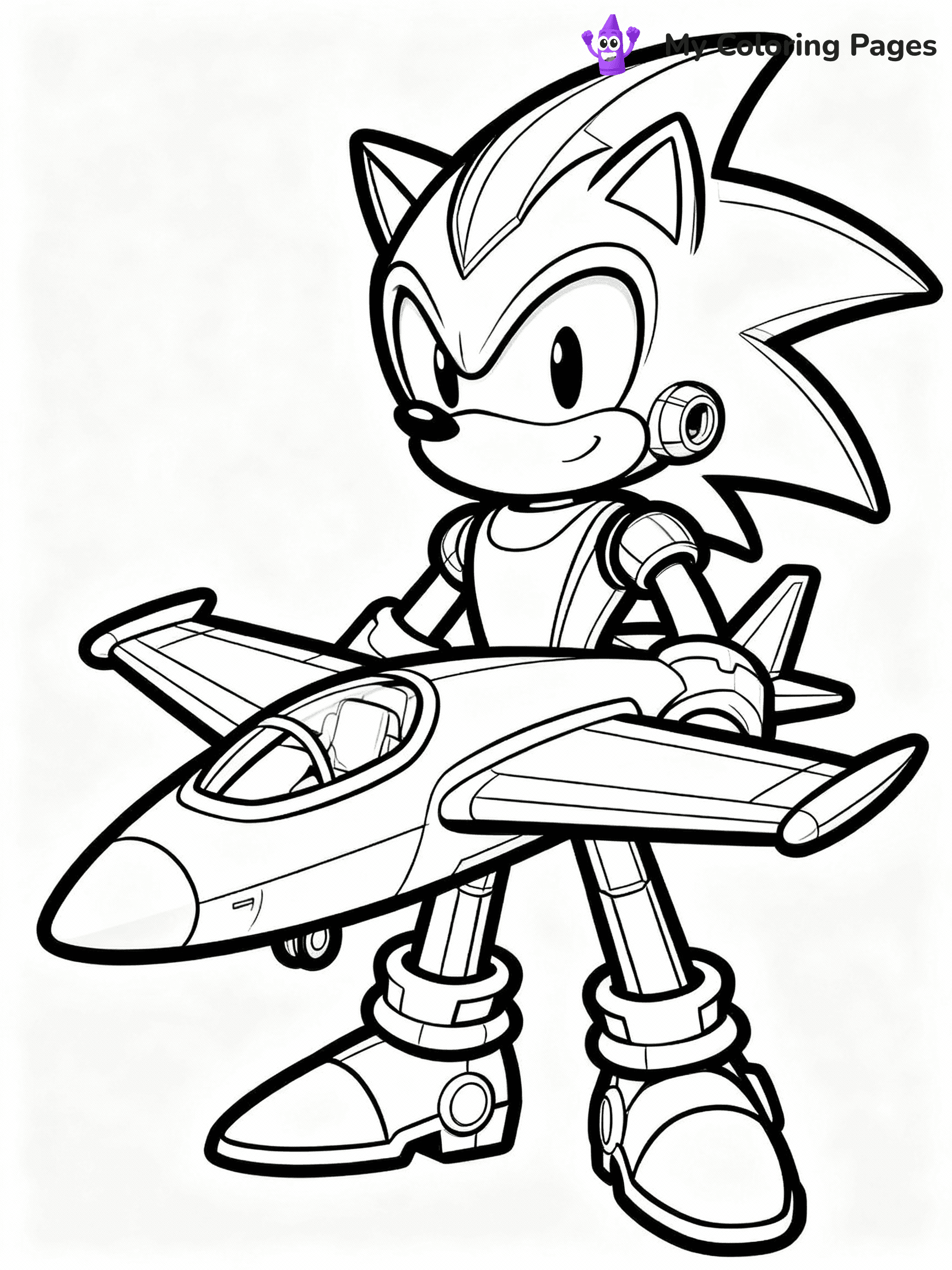 Metal Sonic Coloring Pages - 19
