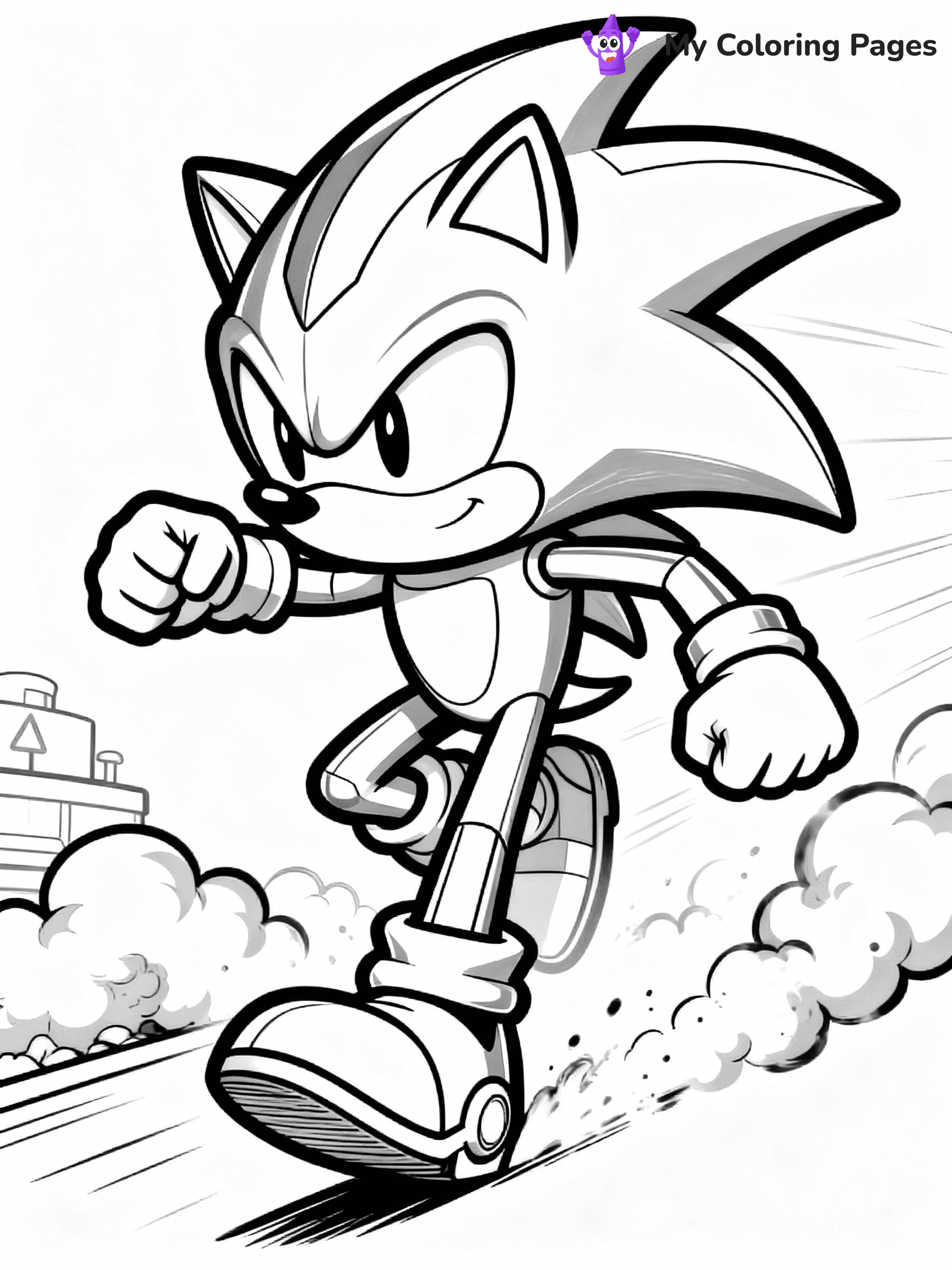 Metal Sonic Coloring Pages - 4
