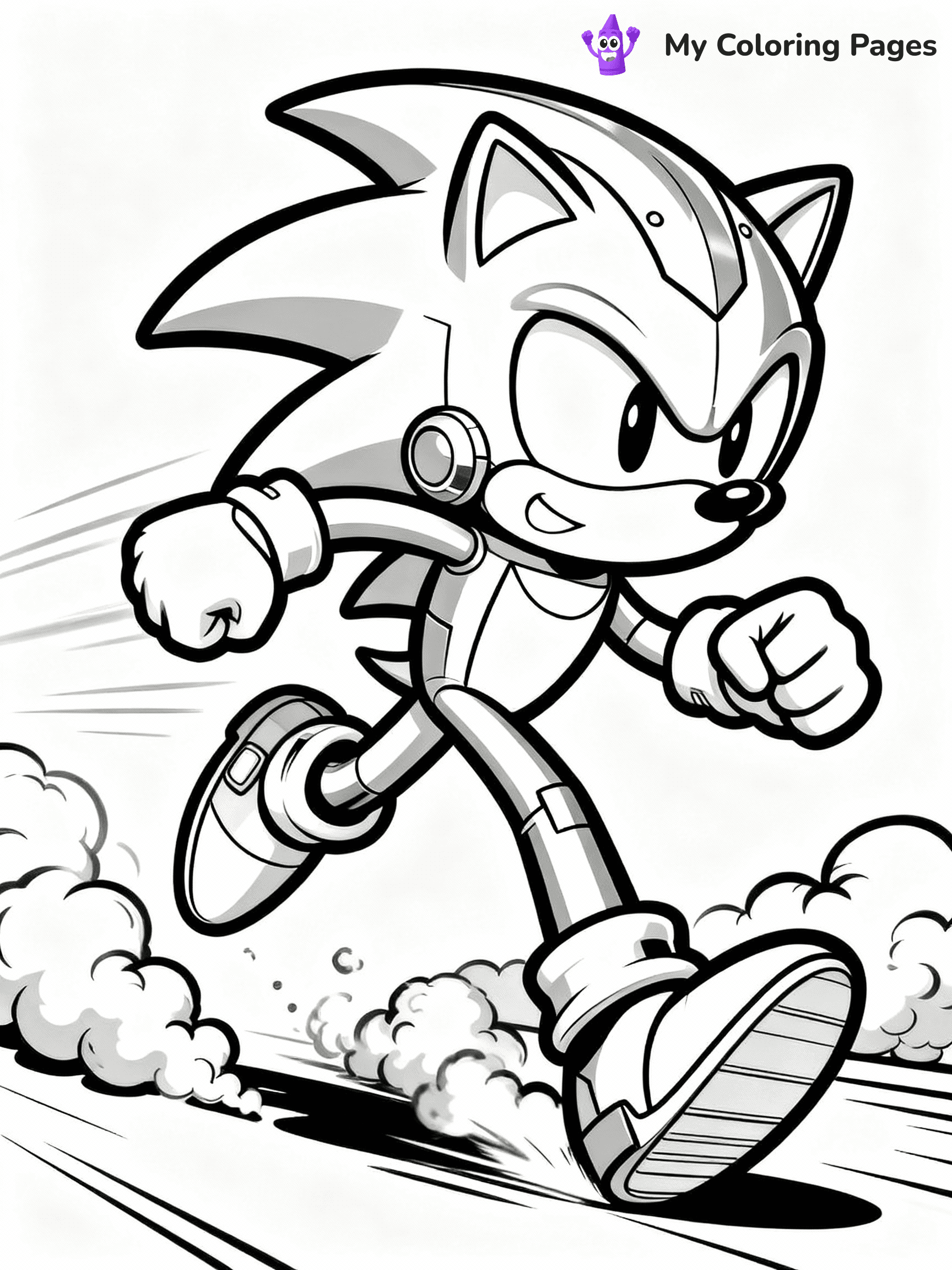 Metal Sonic Coloring Pages - 3