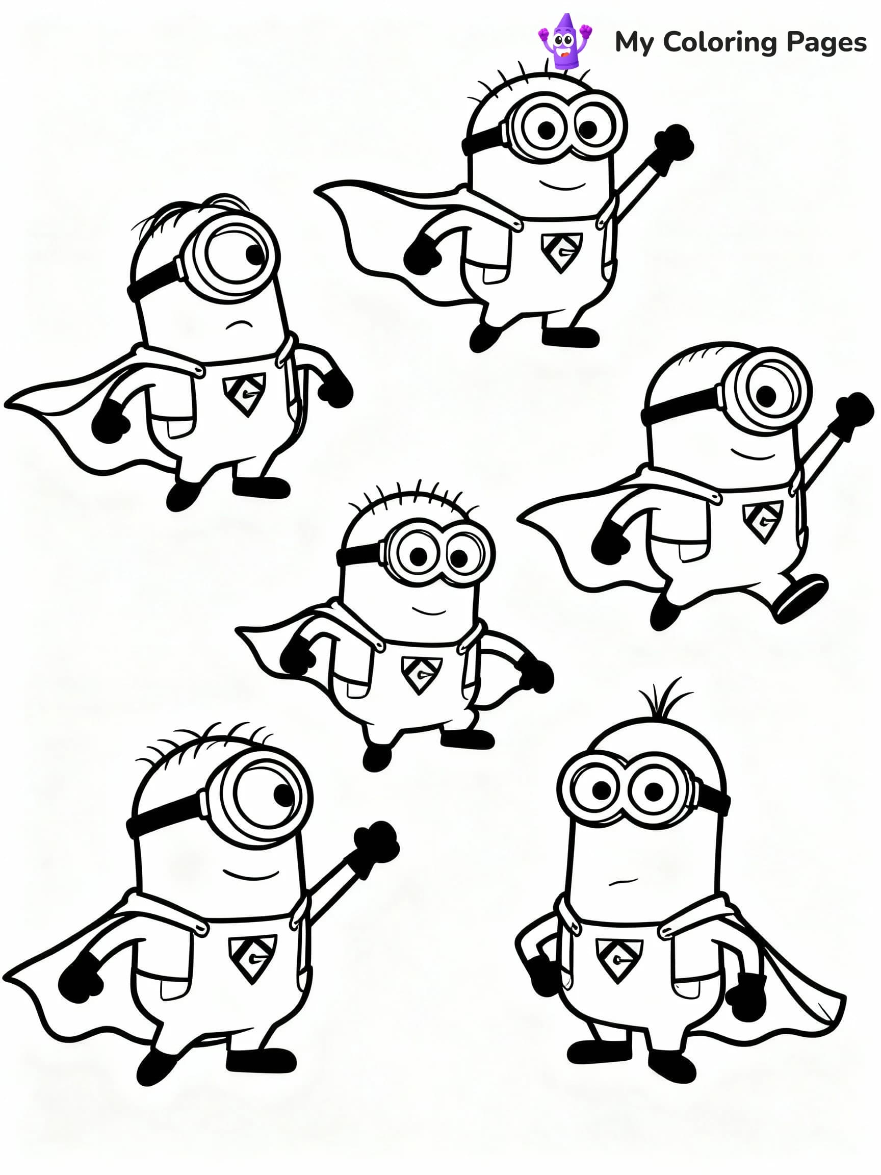 Minion Coloring Pages - 10