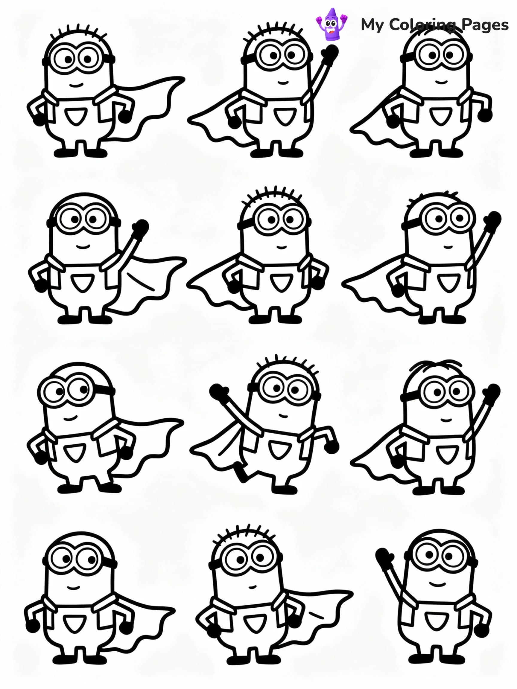 Minion Coloring Pages - 6