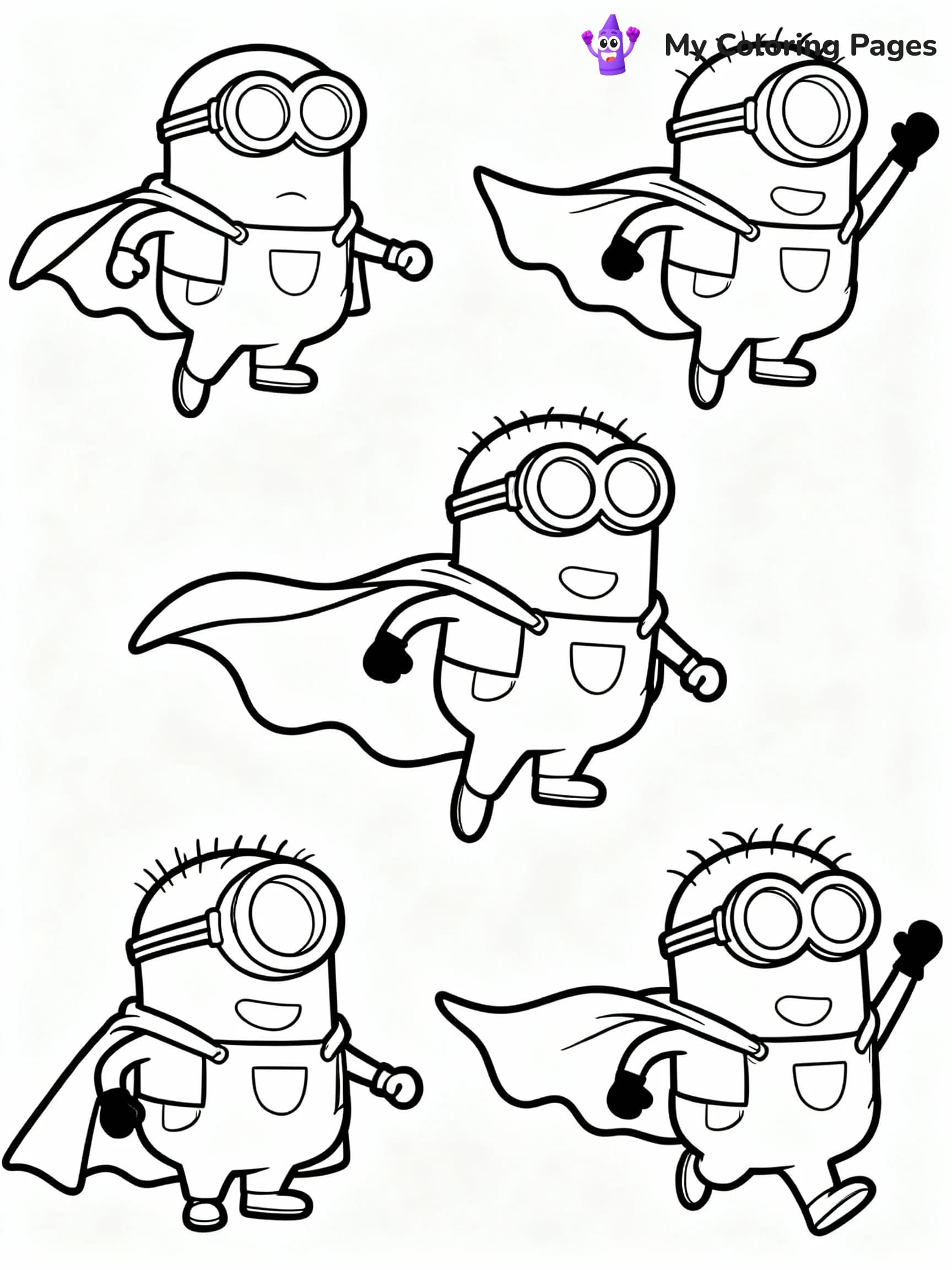 Minion Coloring Pages - 1