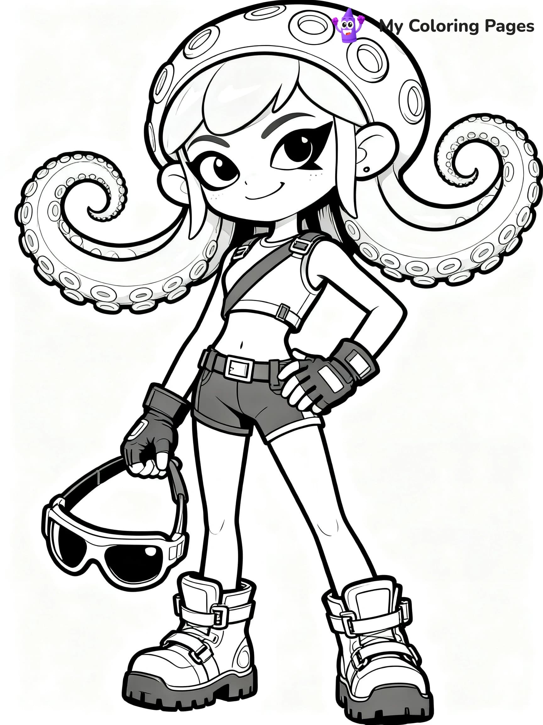 Splatoon 3 Coloring Pages - 24