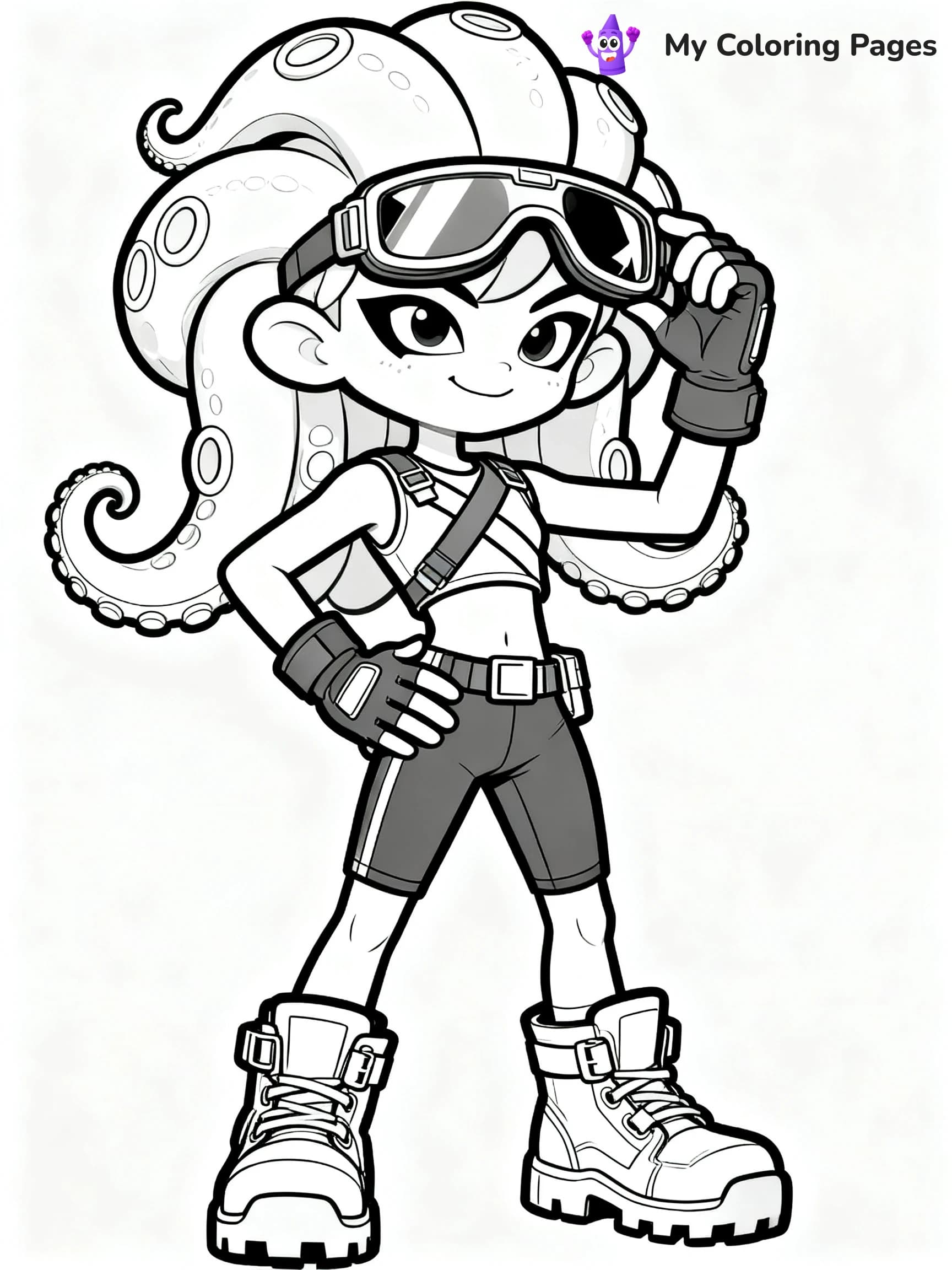 Splatoon 3 Coloring Pages - 22