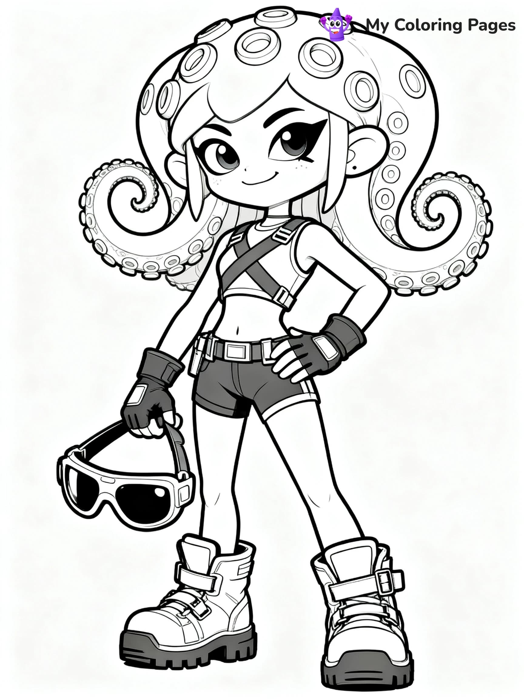 Splatoon 3 Coloring Pages - 21