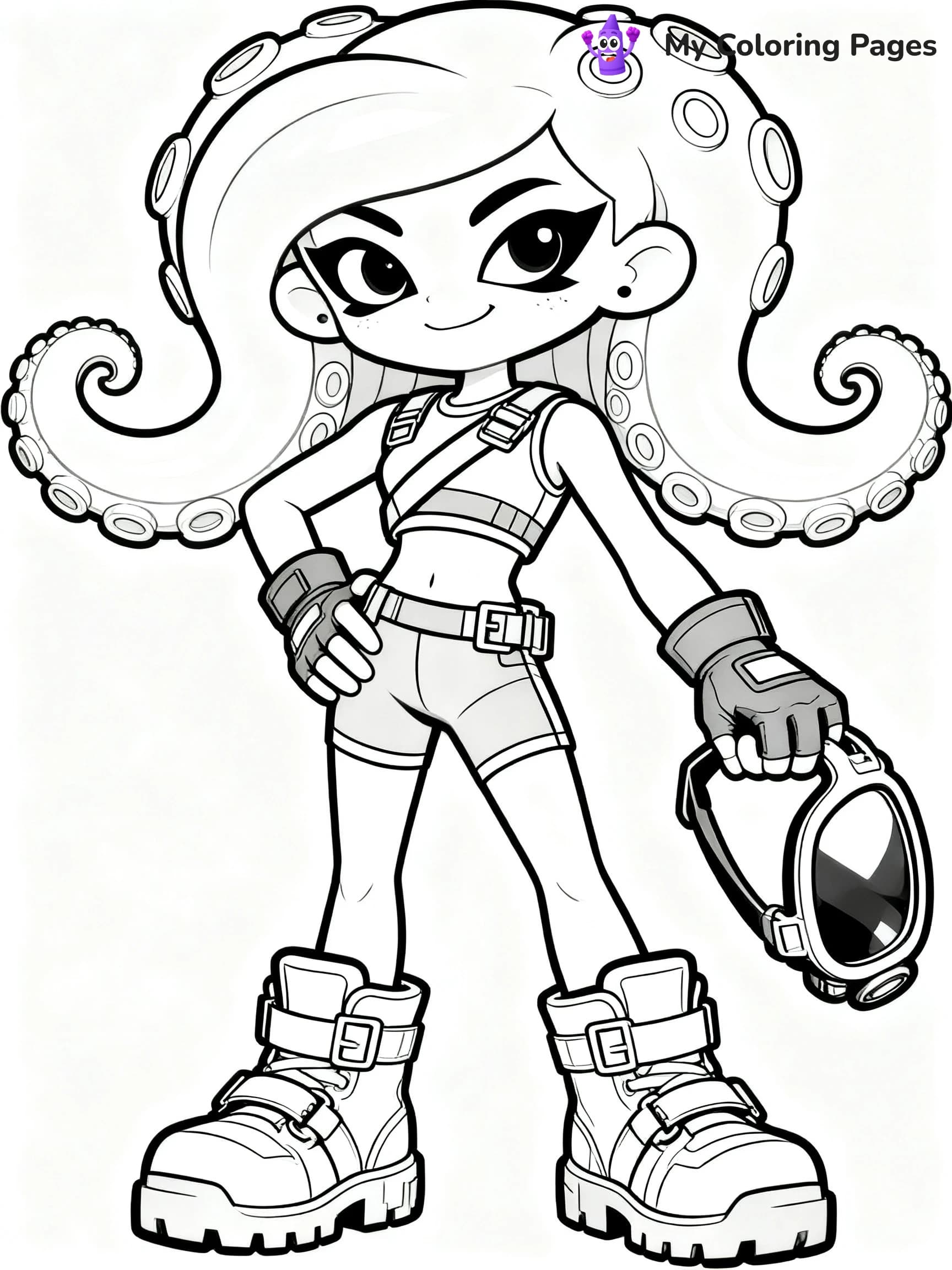 Splatoon 3 Coloring Pages - 20