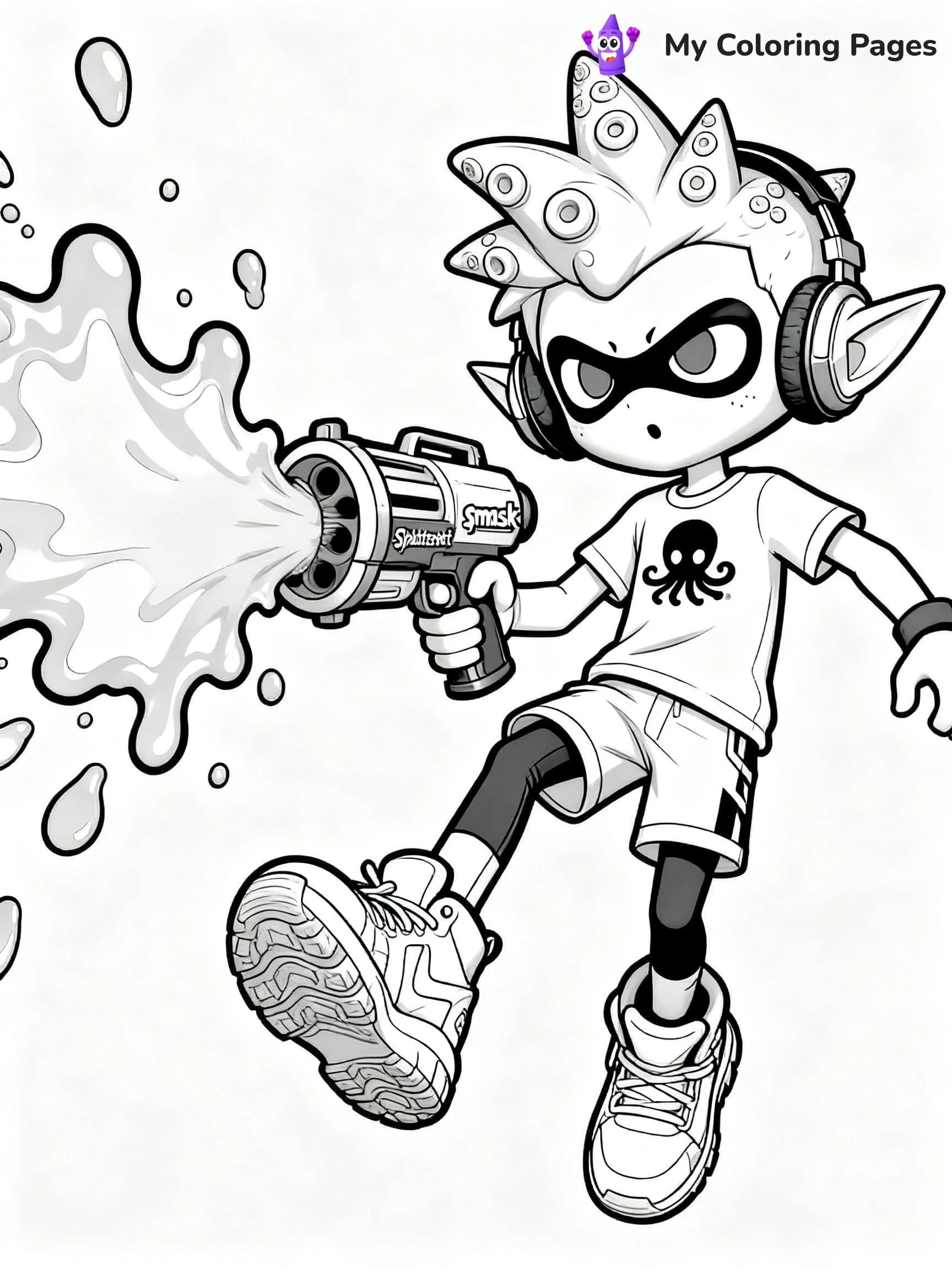 Splatoon 3 Coloring Pages - 14
