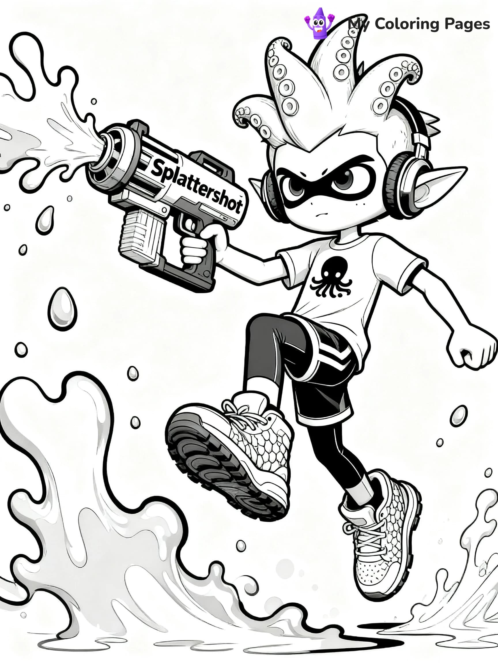 Splatoon 3 Coloring Pages - 8