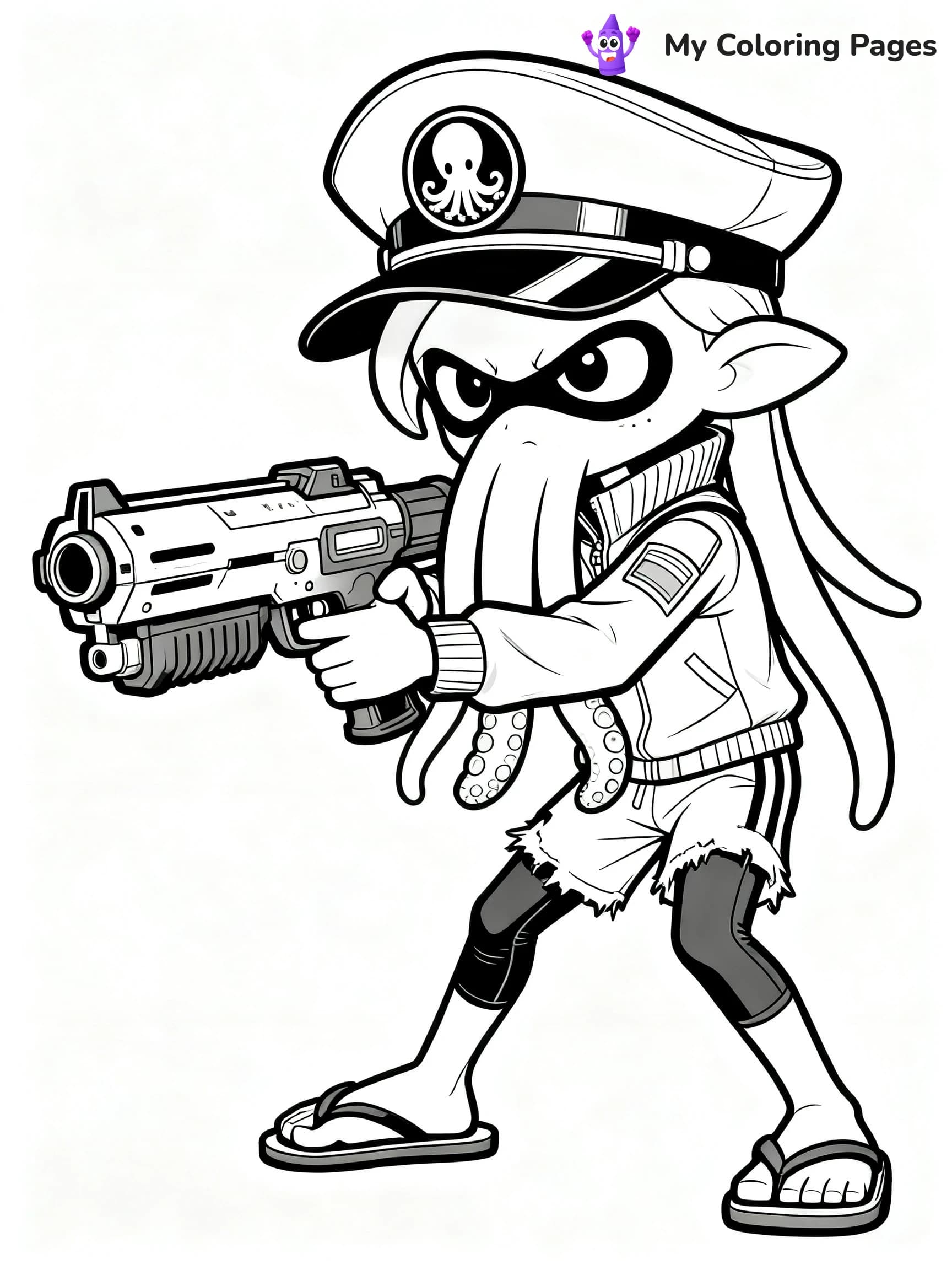 Splatoon 3 Coloring Pages - 6