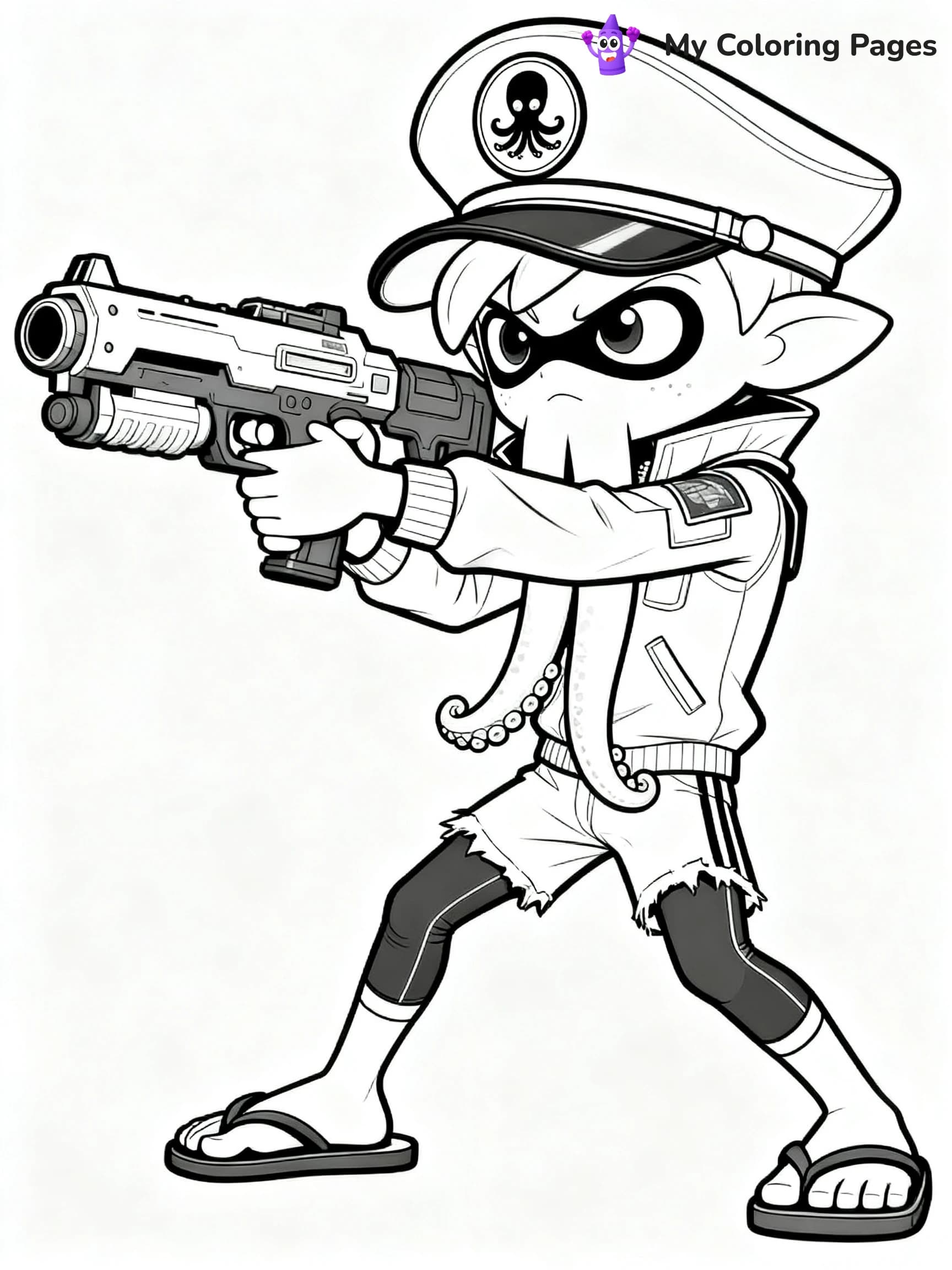 Splatoon 3 Coloring Pages - 5