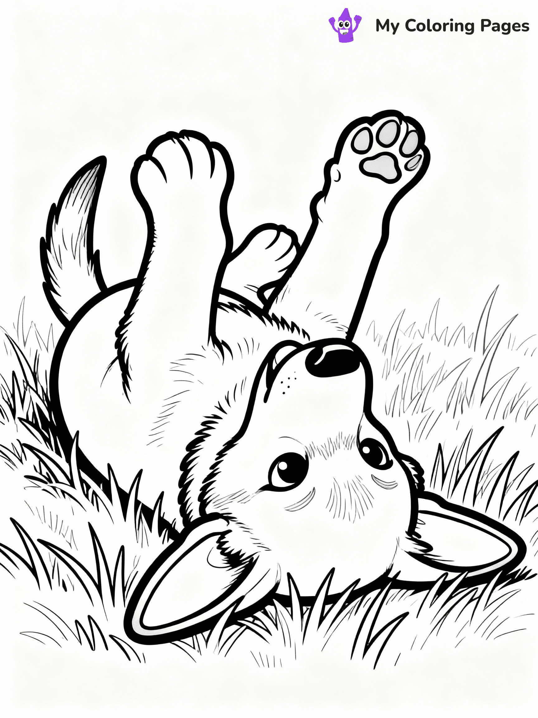 German Shepherd Coloring Pages - 47
