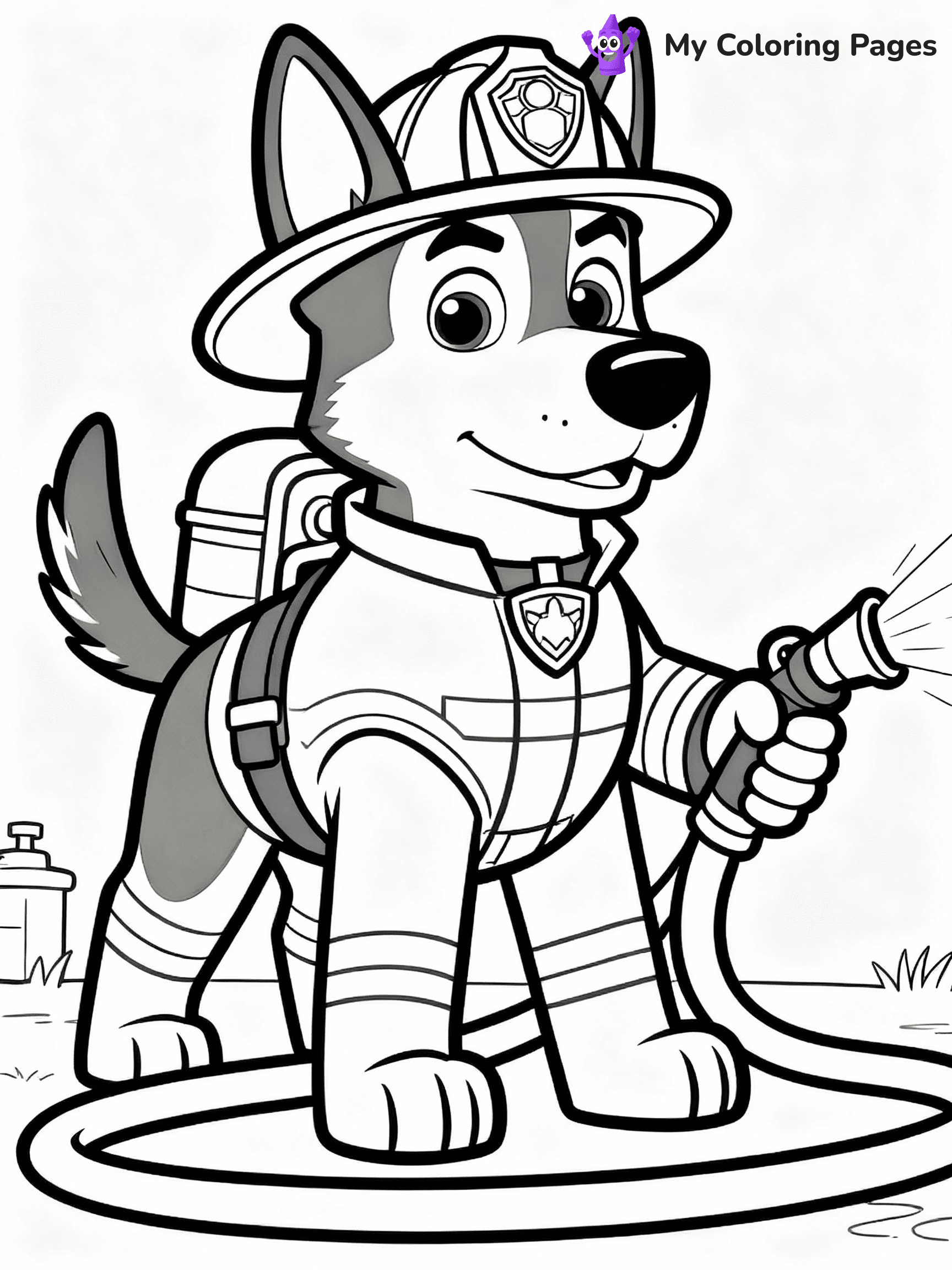 German Shepherd Coloring Pages - 28