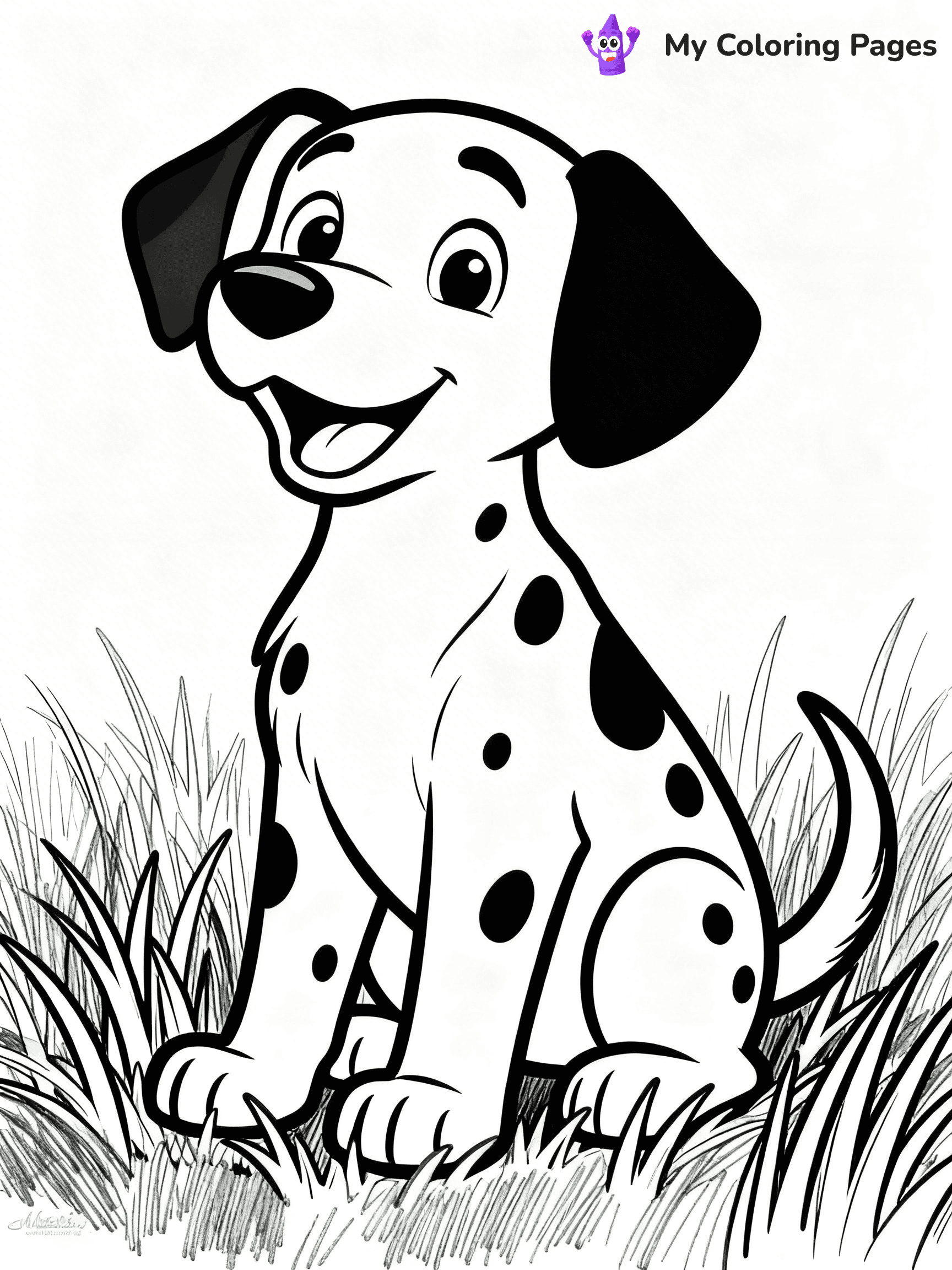 Dalmatian Coloring Pages - 47