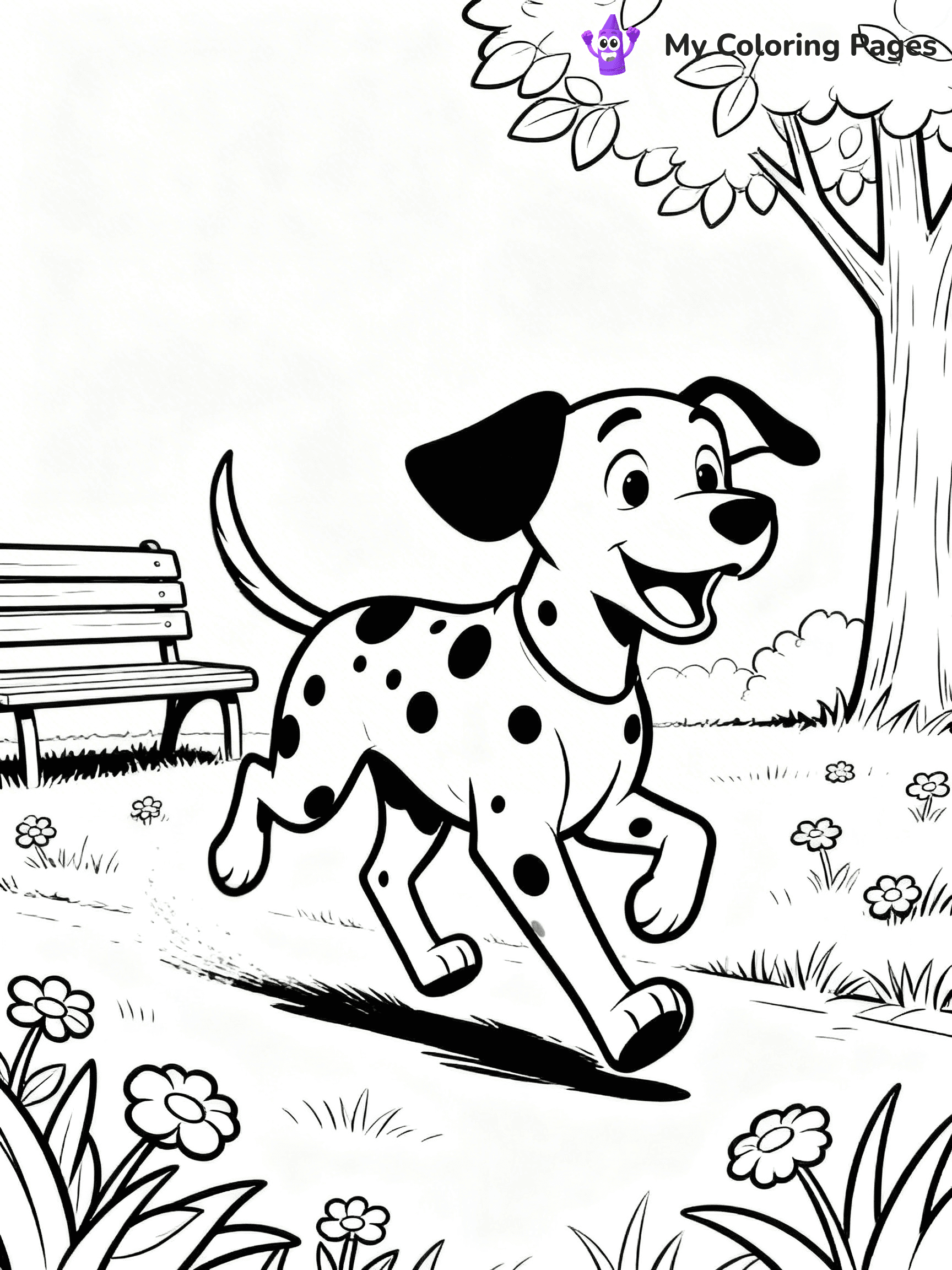 Dalmatian Coloring Pages - 42