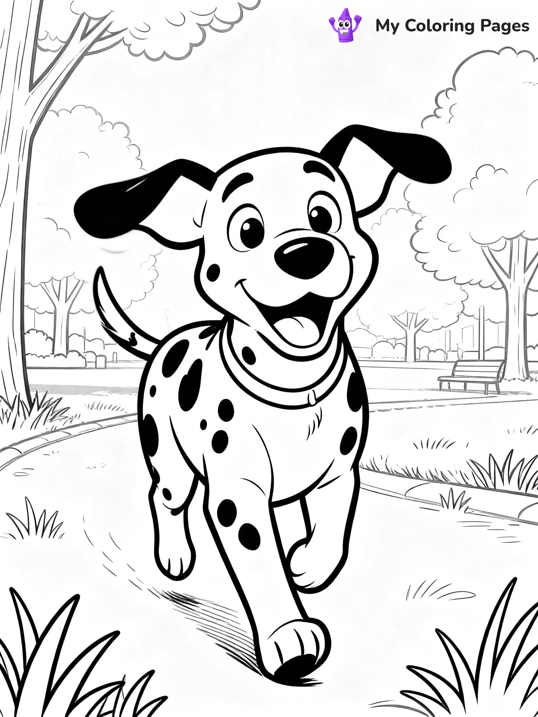 Dalmatian Coloring Pages - 40