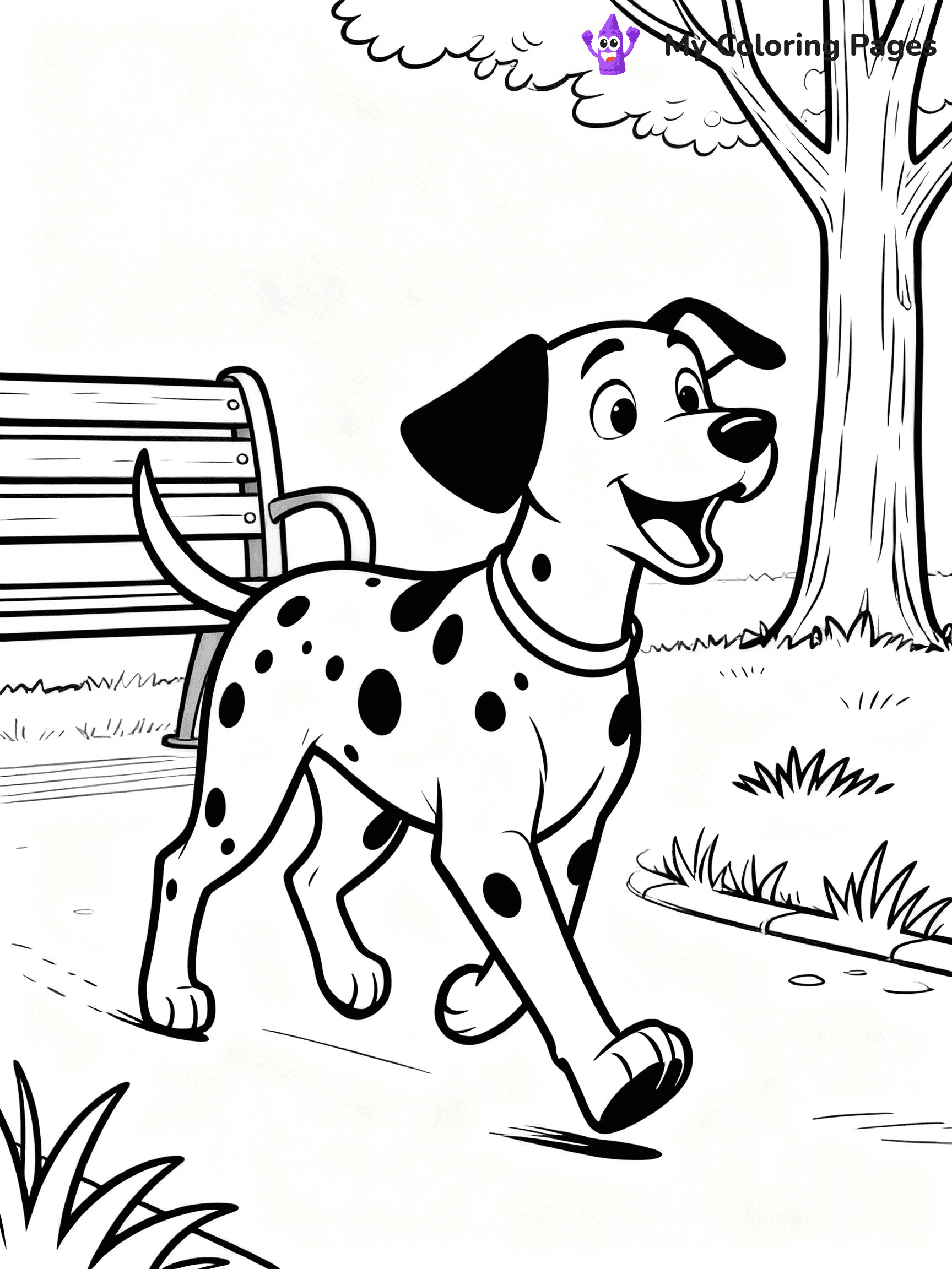 Dalmatian Coloring Pages - 37