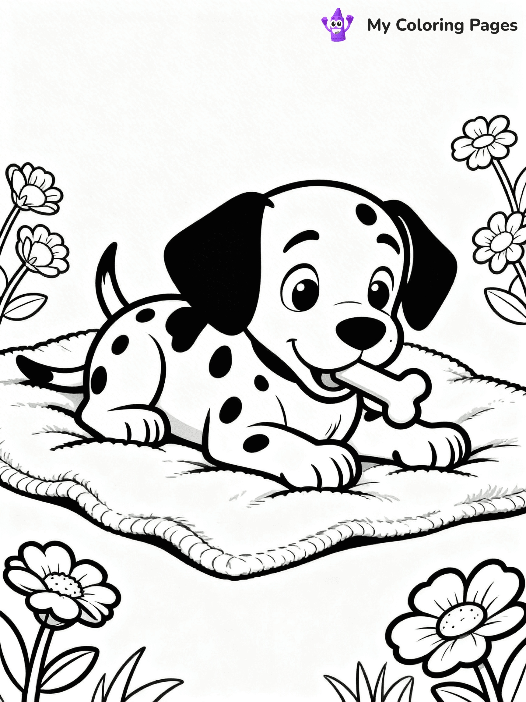 Dalmatian Coloring Pages - 36