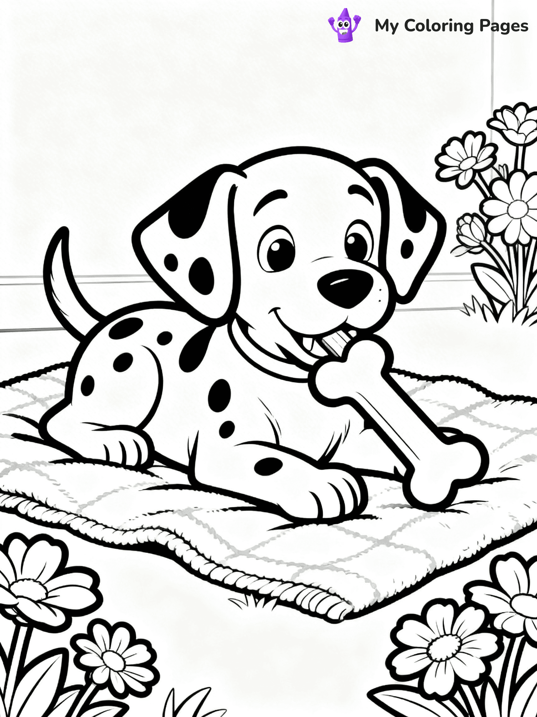 Dalmatian Coloring Pages - 33