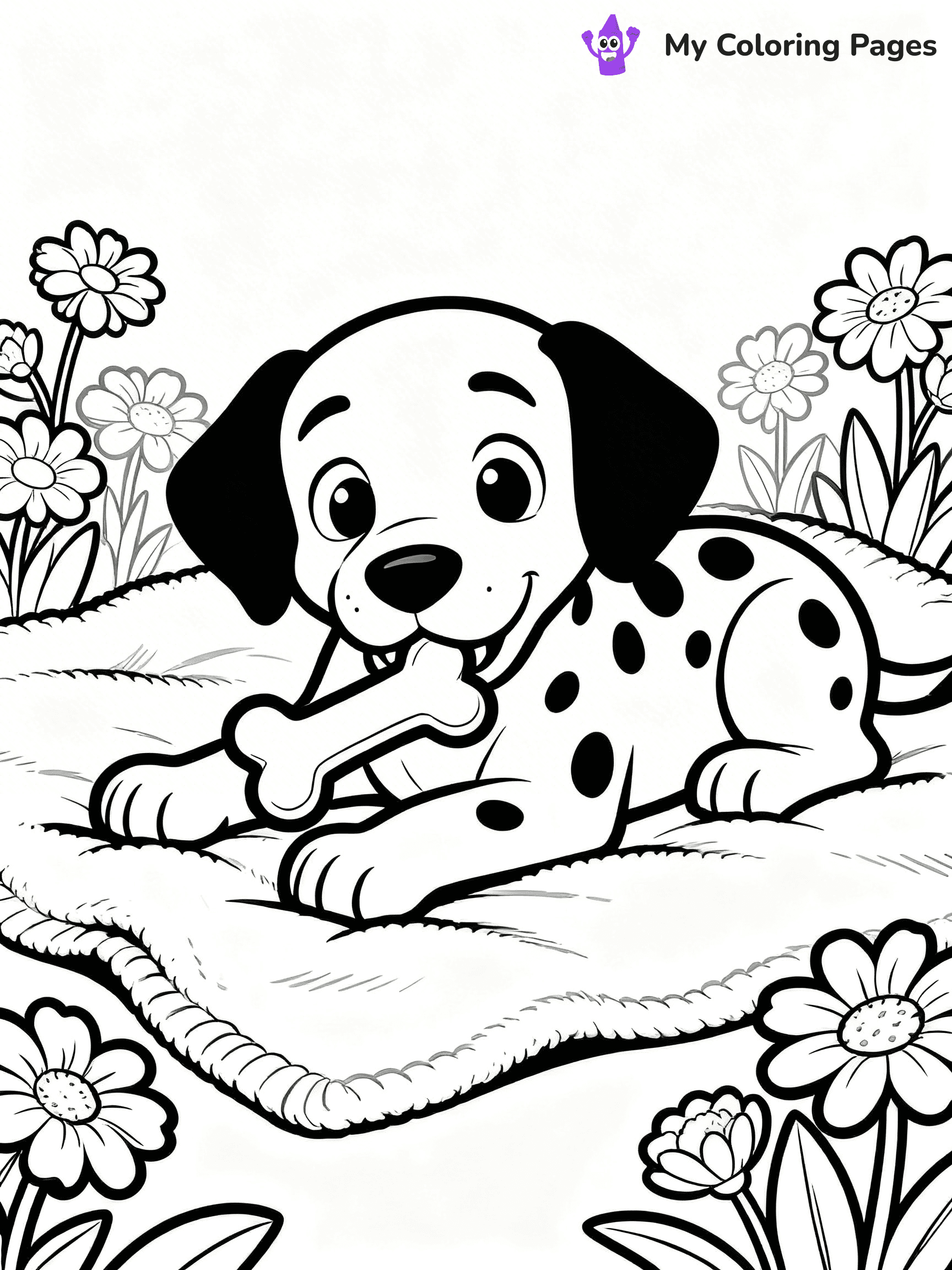 Dalmatian Coloring Pages - 32