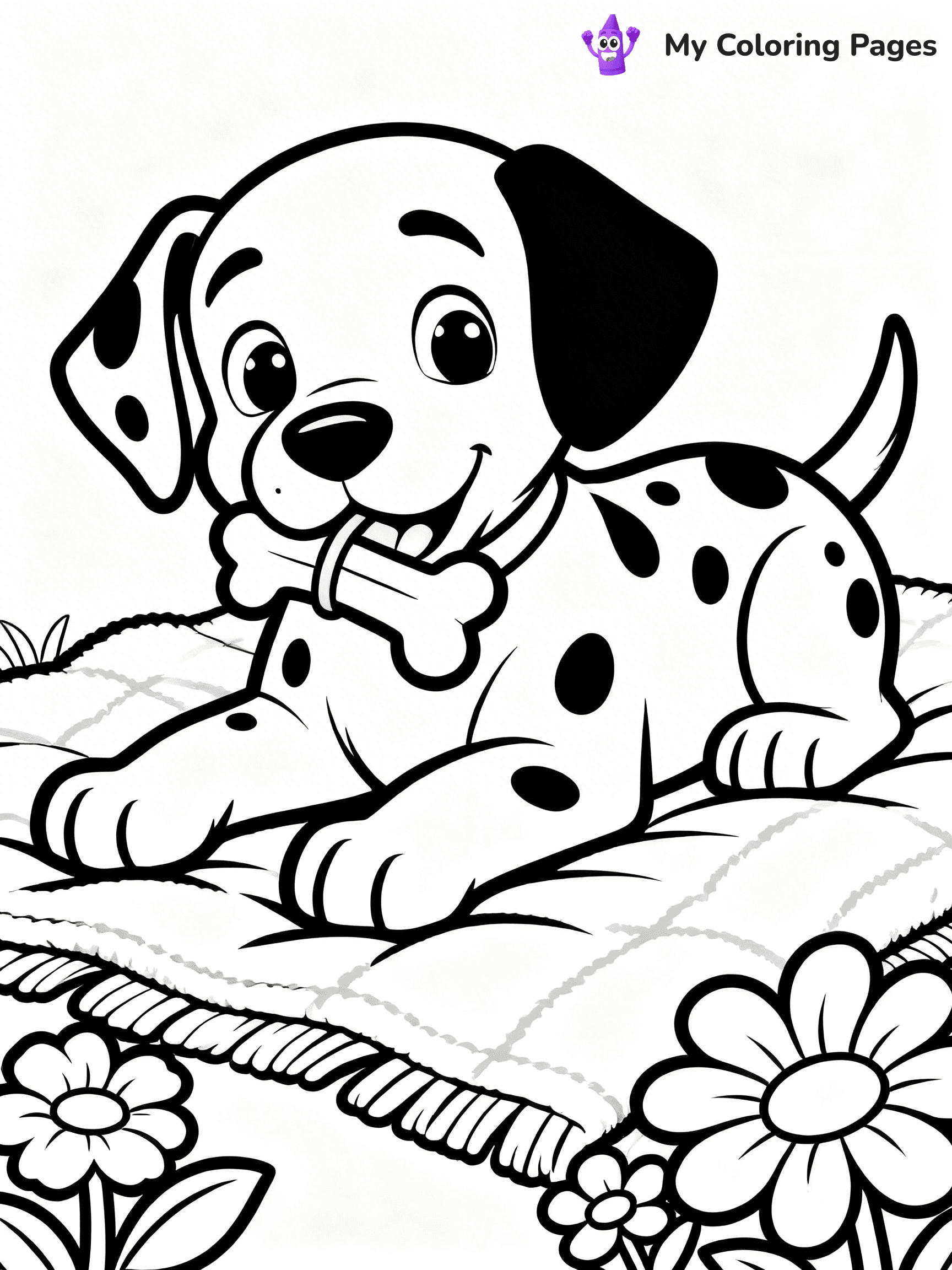 Dalmatian Coloring Pages - 31
