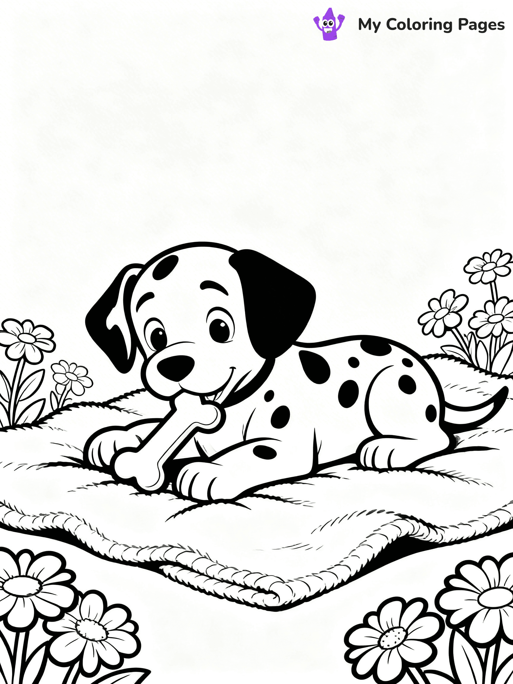 Dalmatian Coloring Pages - 30