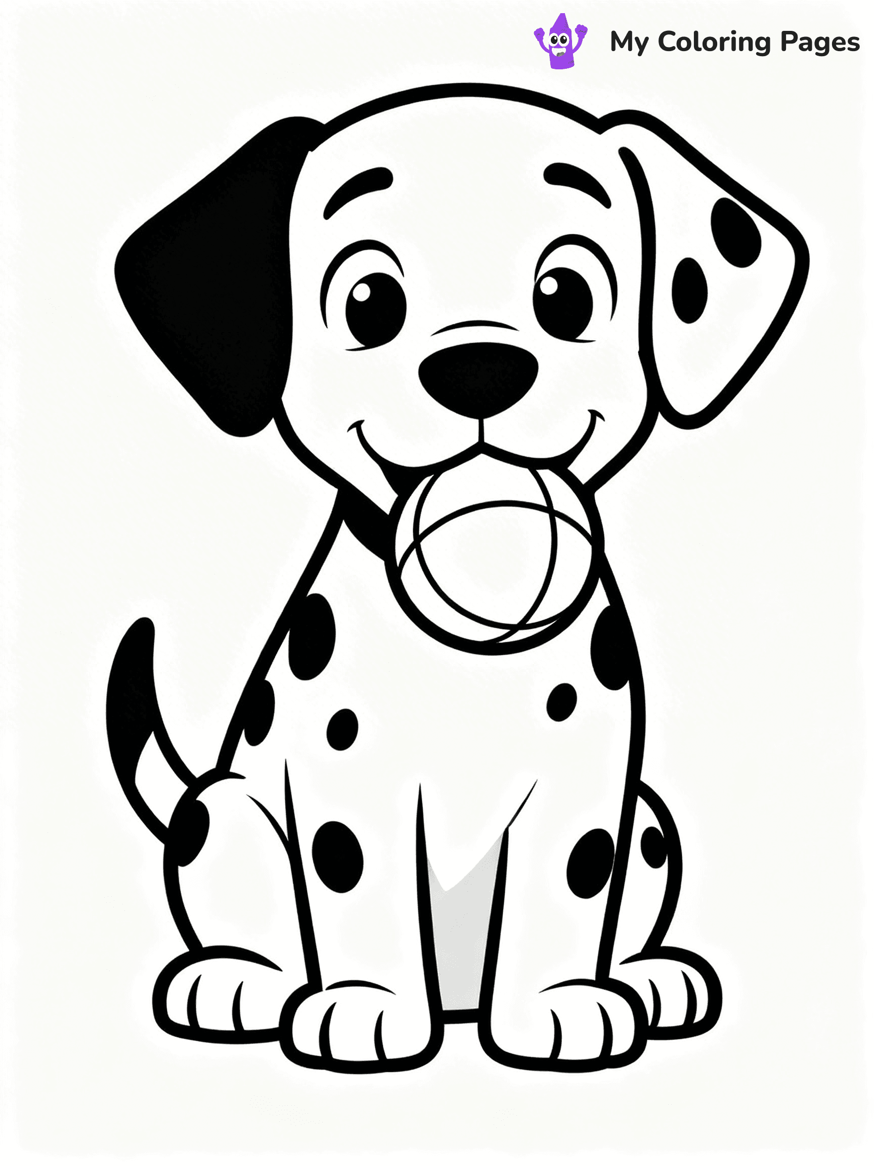 Dalmatian Coloring Pages - 26