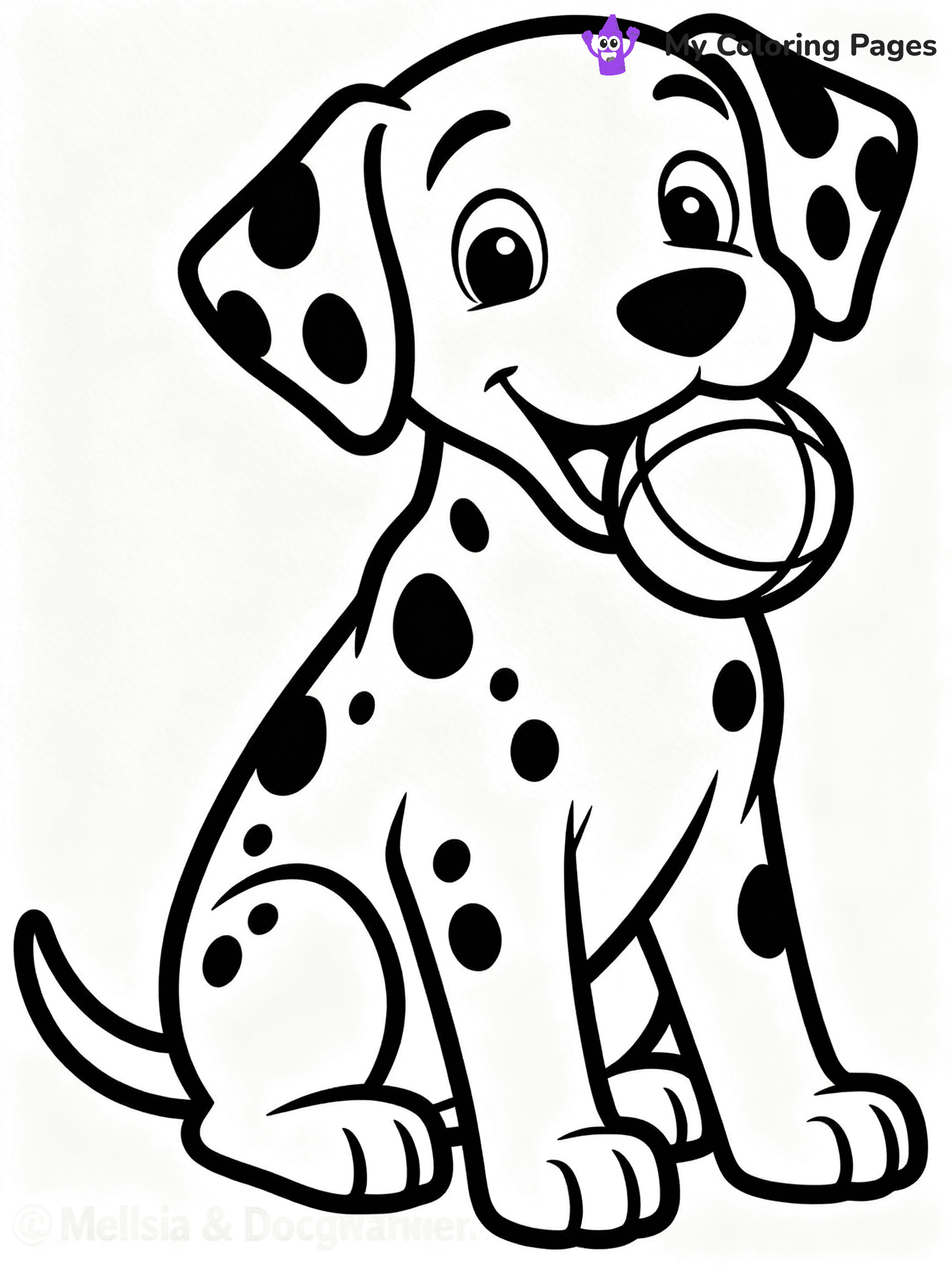 Dalmatian Coloring Pages - 25