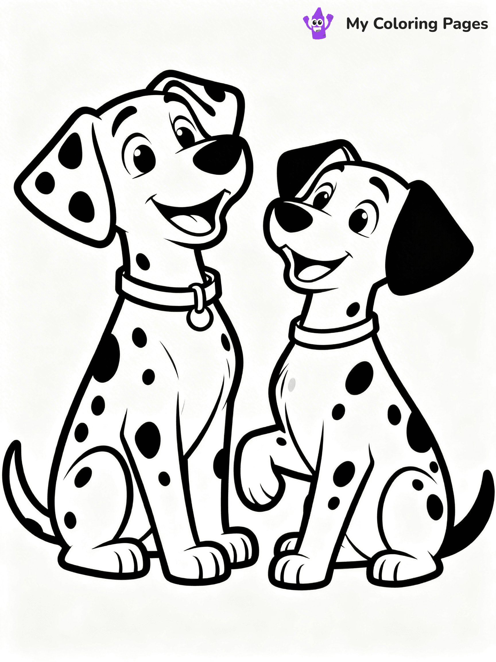 Dalmatian Coloring Pages - 22