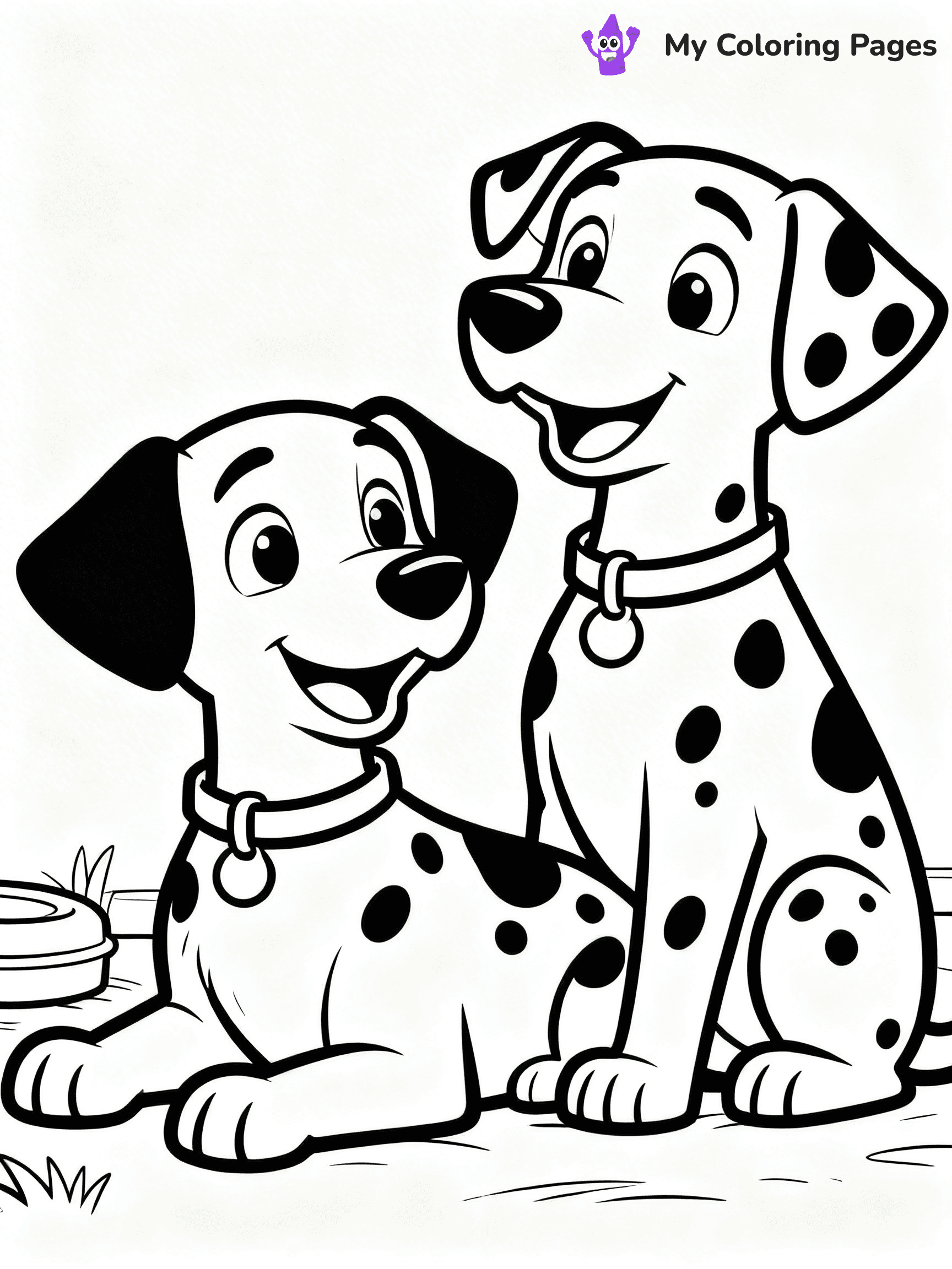 Dalmatian Coloring Pages - 21