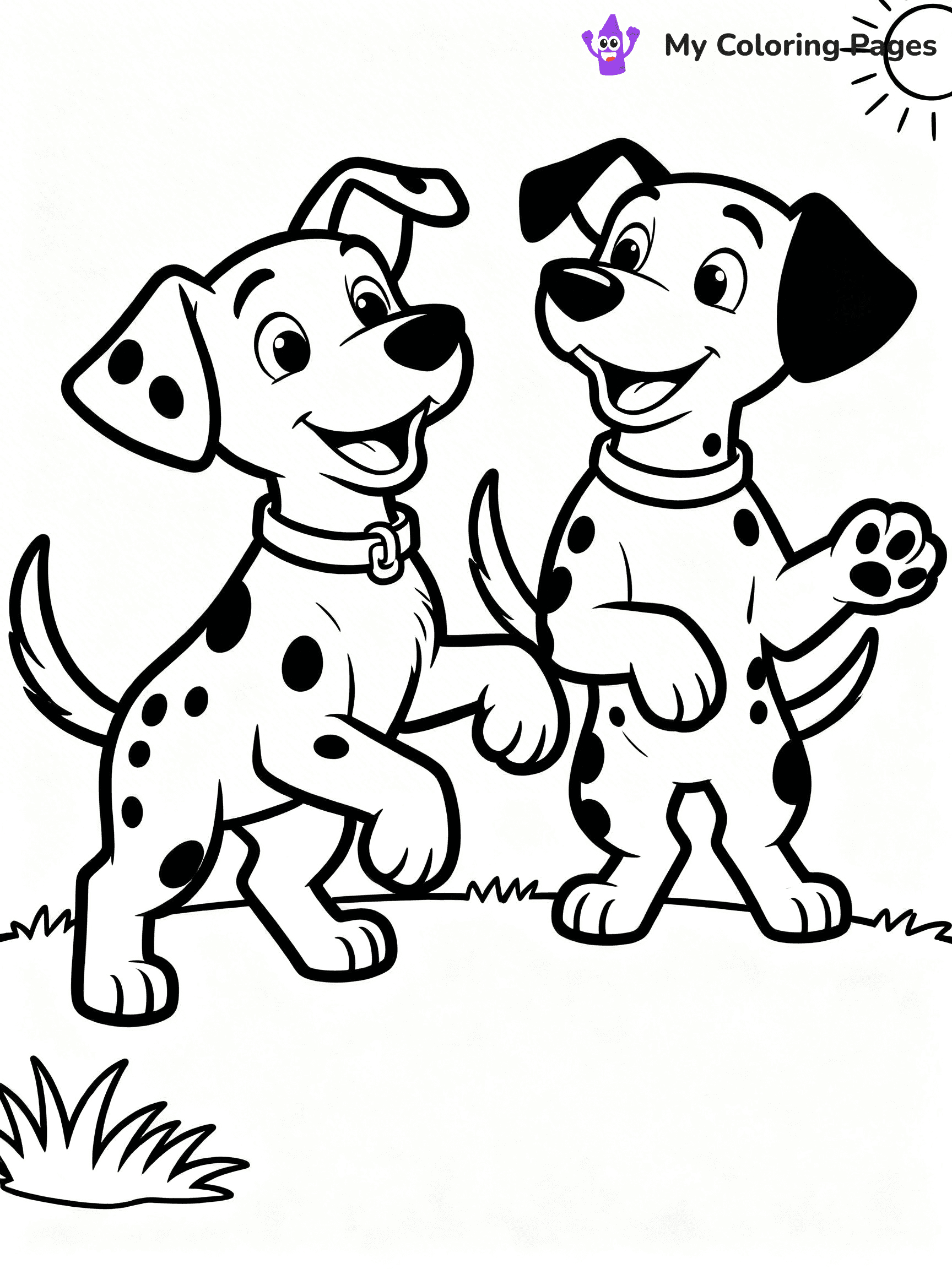 Dalmatian Coloring Pages - 20