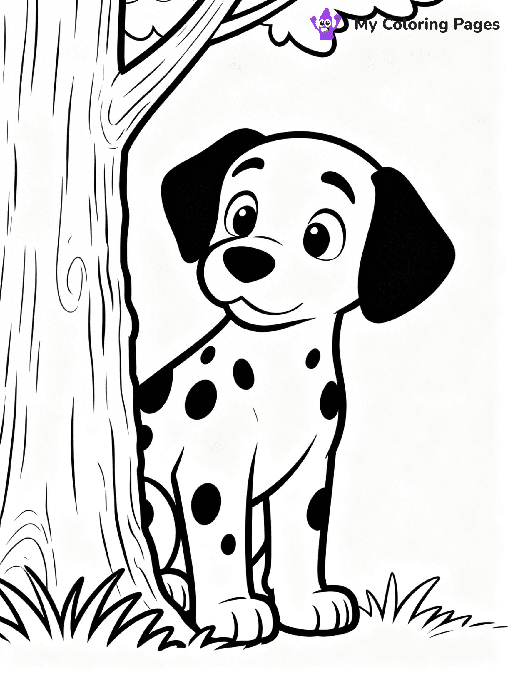 Dalmatian Coloring Pages - 18