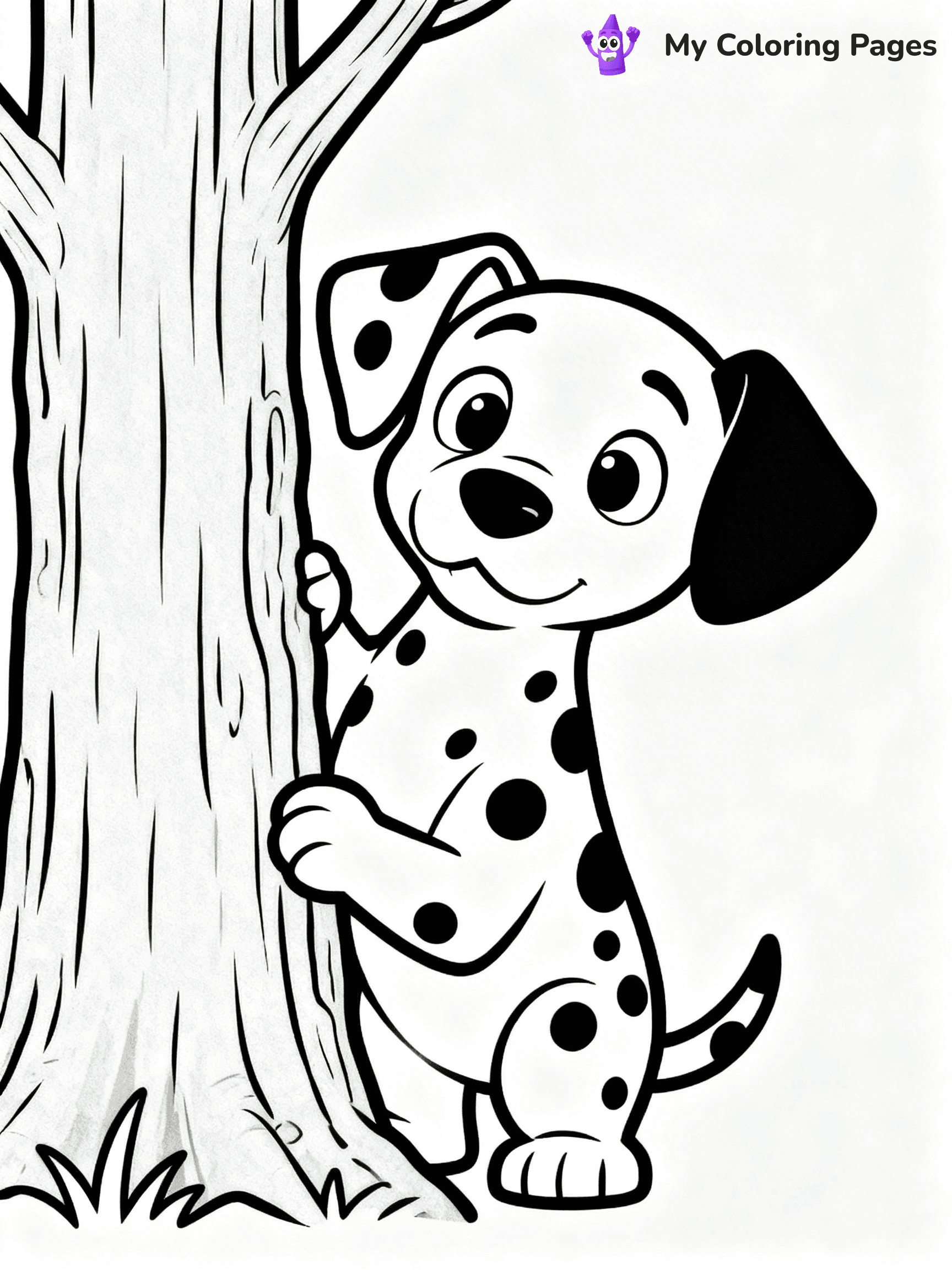 Dalmatian Coloring Pages - 17