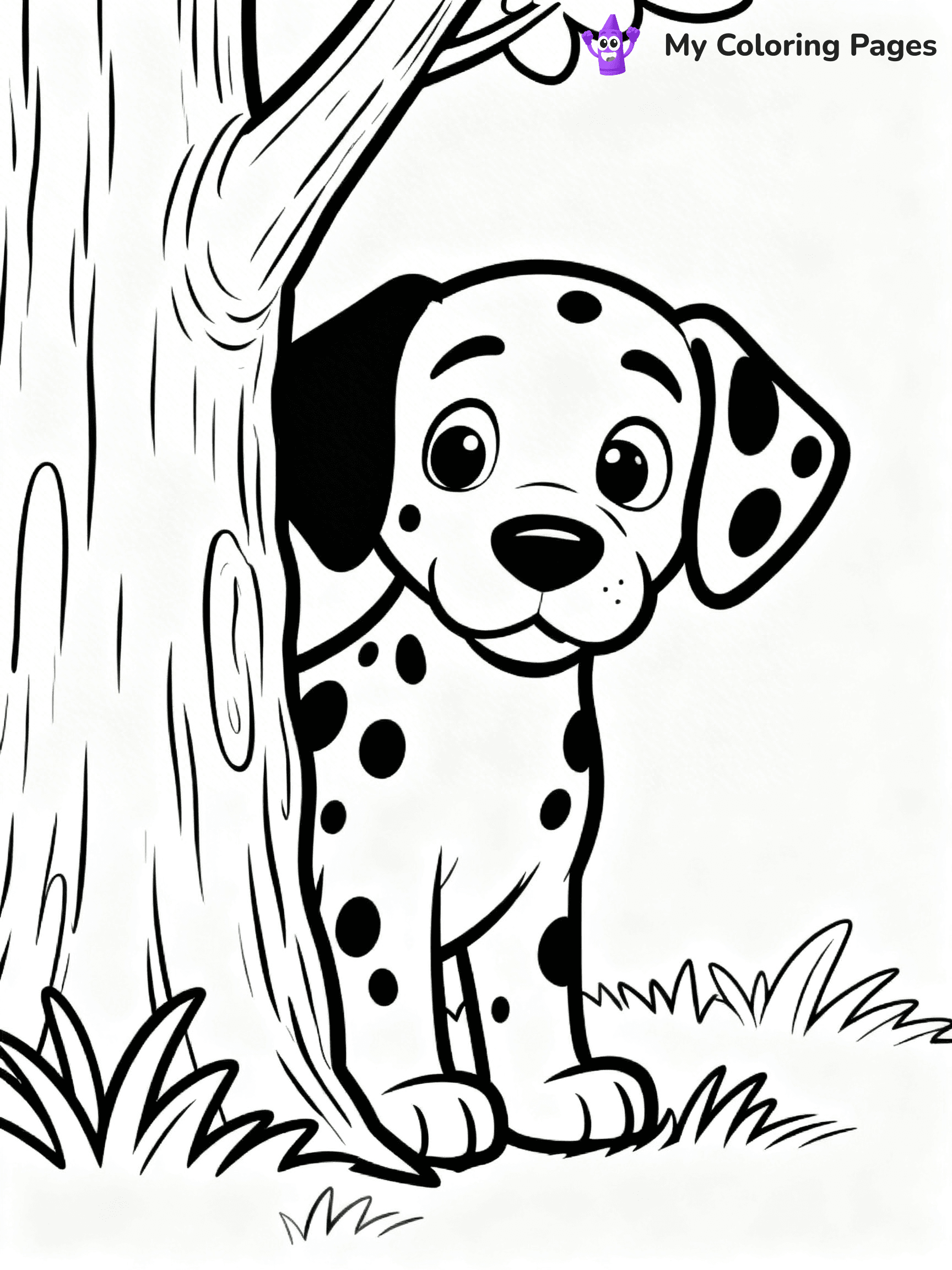Dalmatian Coloring Pages - 16
