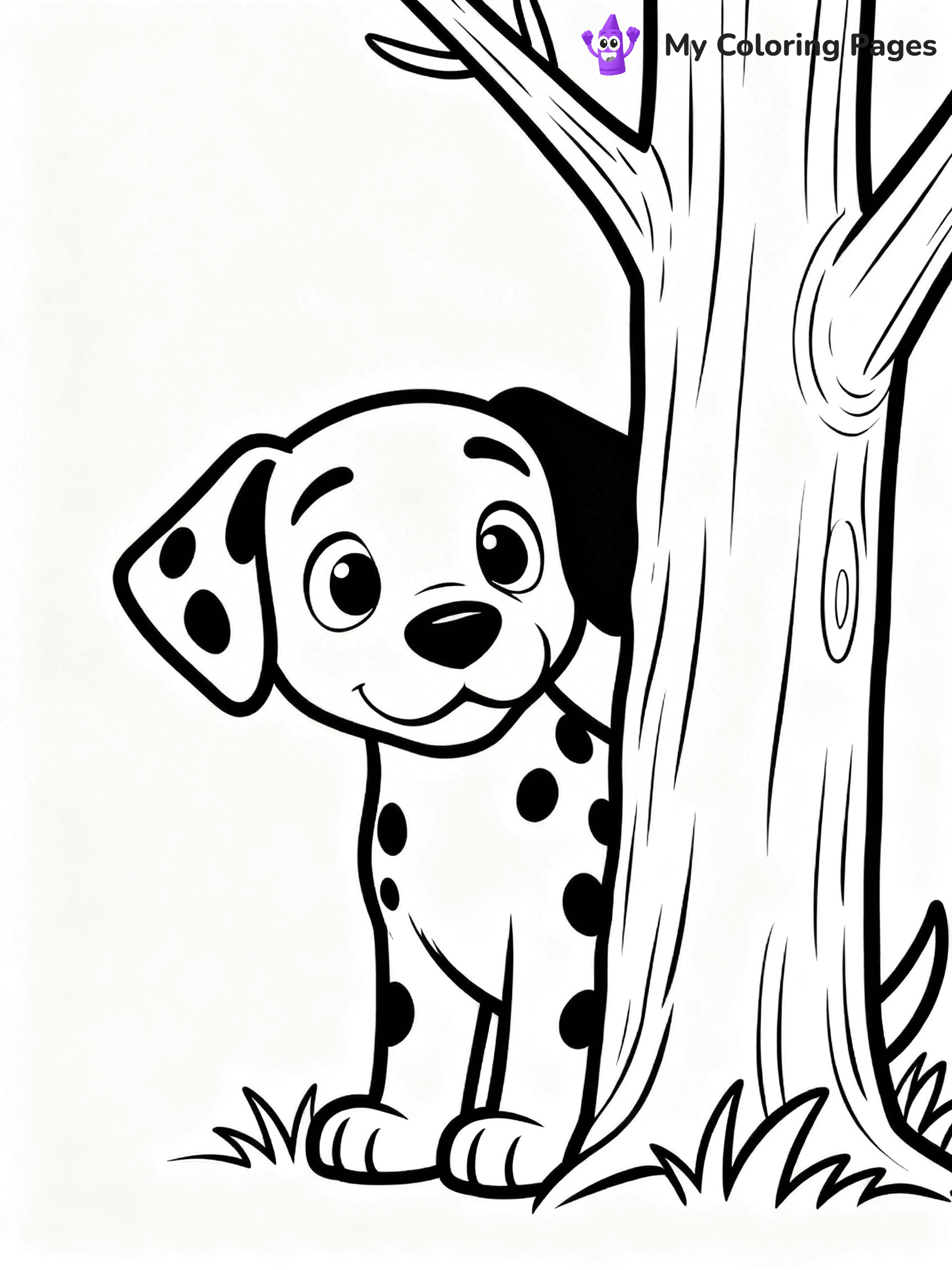 Dalmatian Coloring Pages - 15
