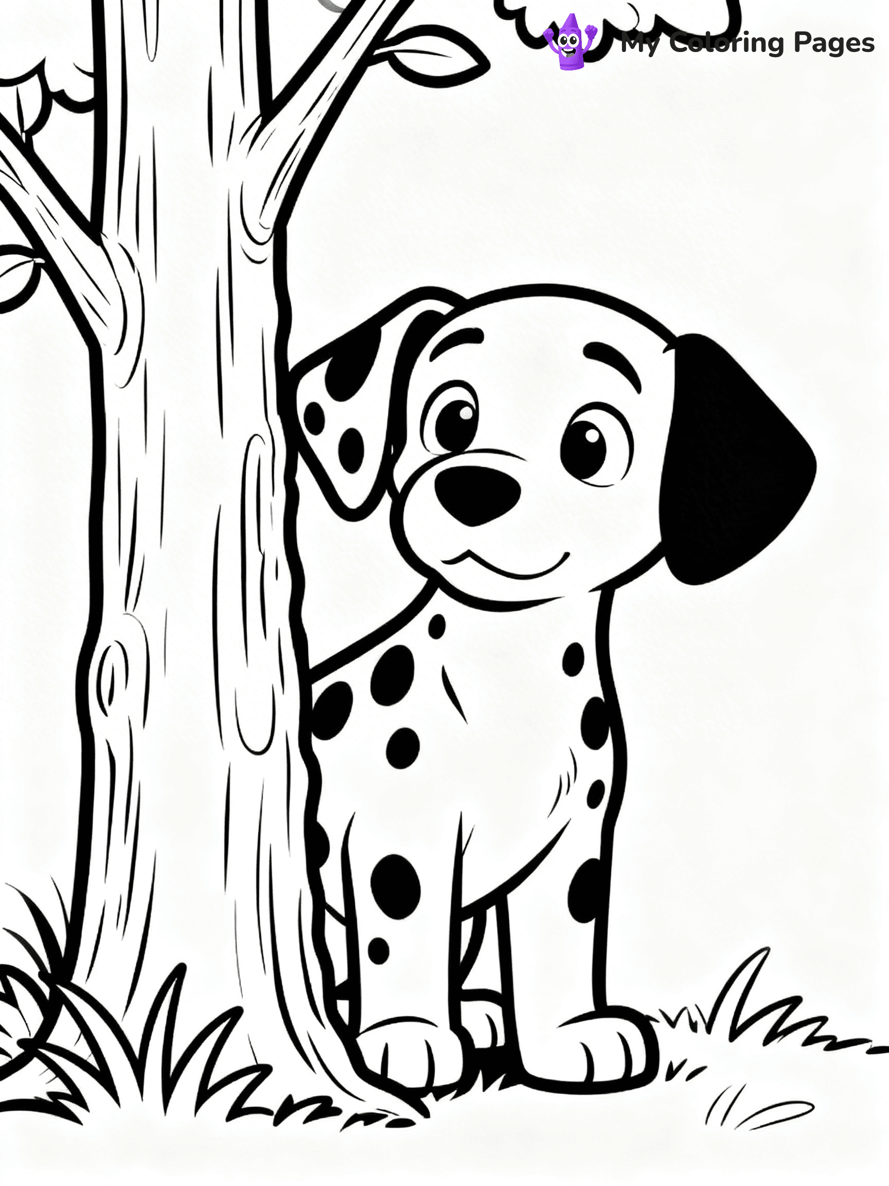 Dalmatian Coloring Pages - 14