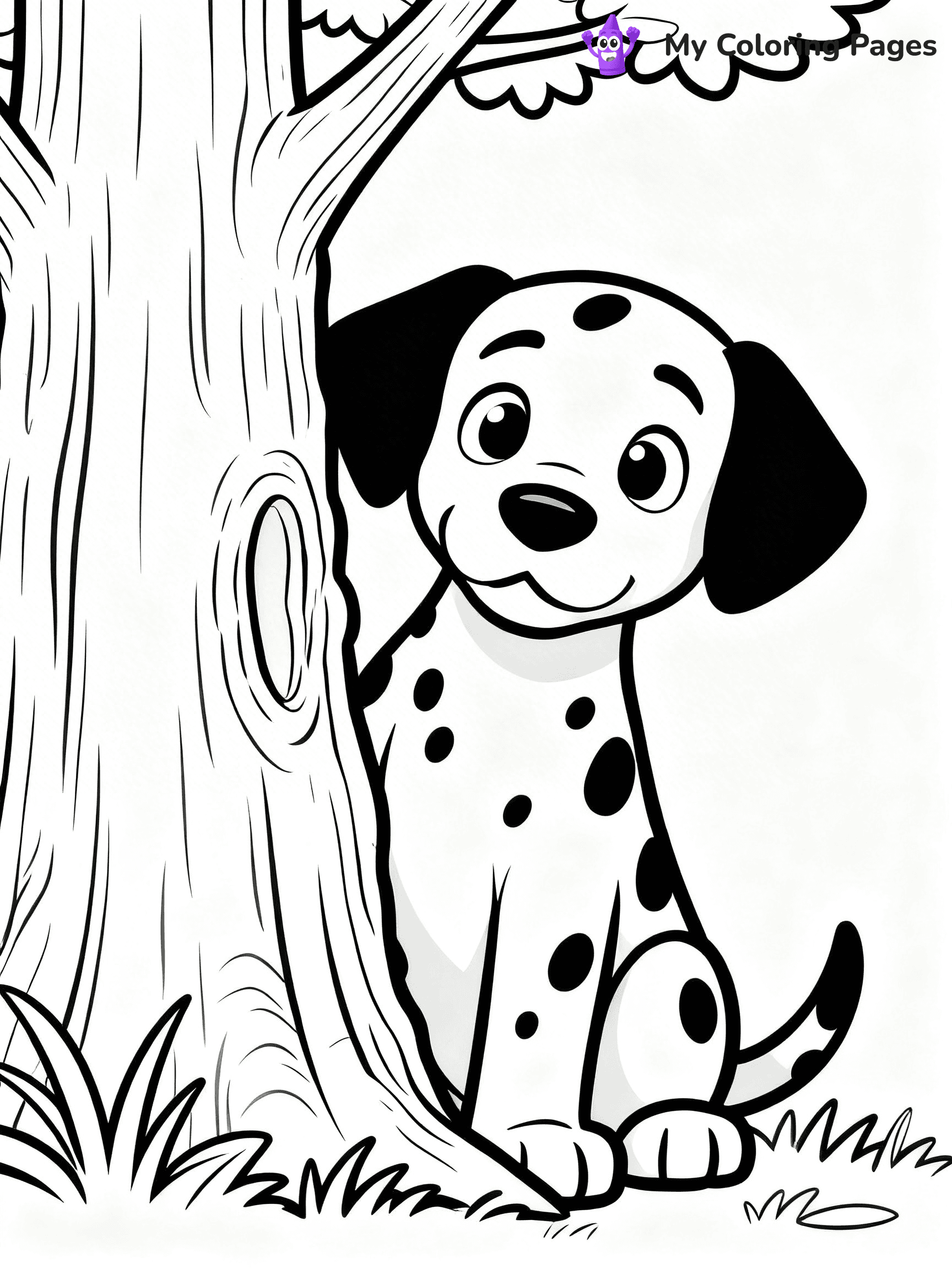 Dalmatian Coloring Pages - 13