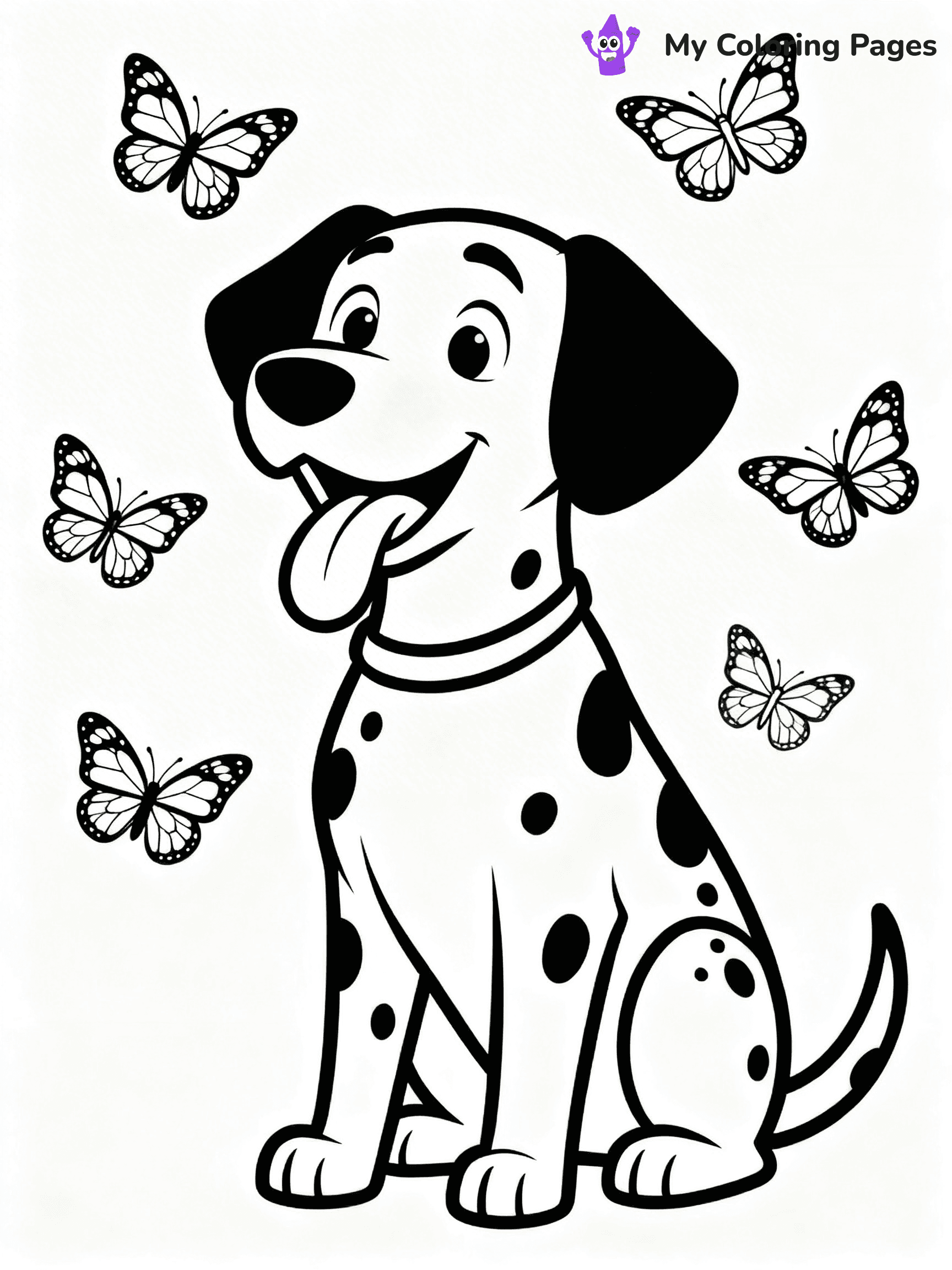 Dalmatian Coloring Pages - 10